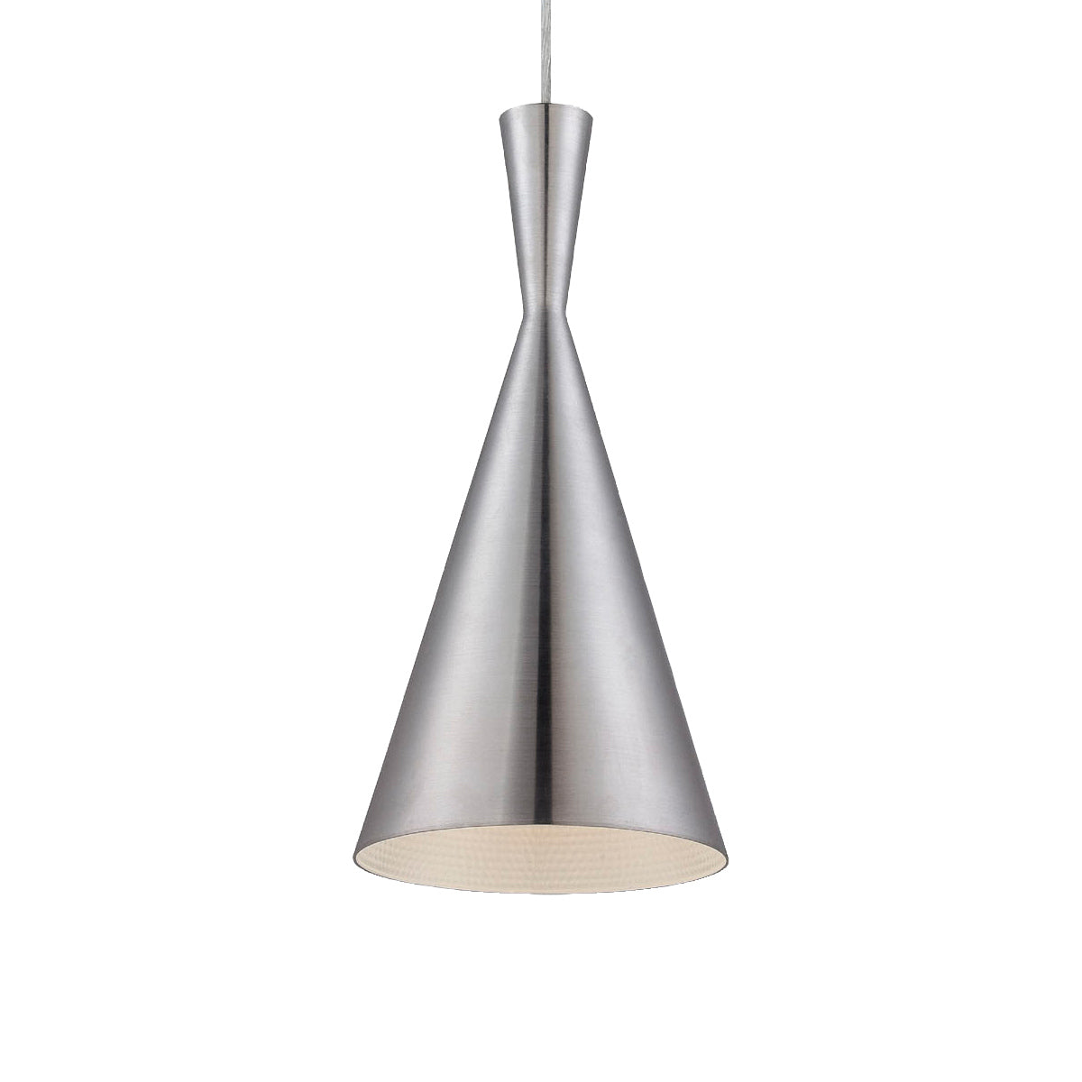 Mini-suspension Bronx Nickel brossé – vue 8