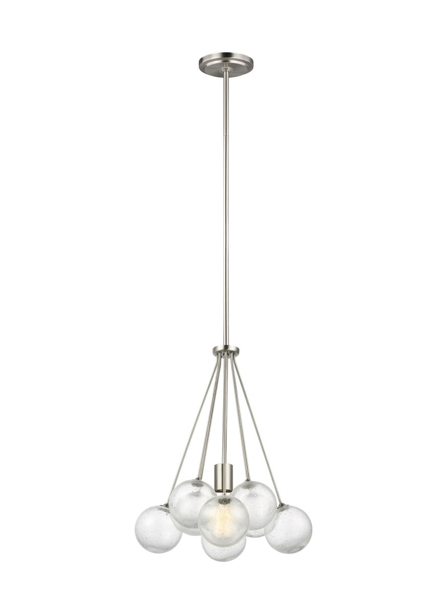 Suspension Bronzeville - Nickel brossé 14 1/4" by Visual Comfort Studio | Luminaires & cie