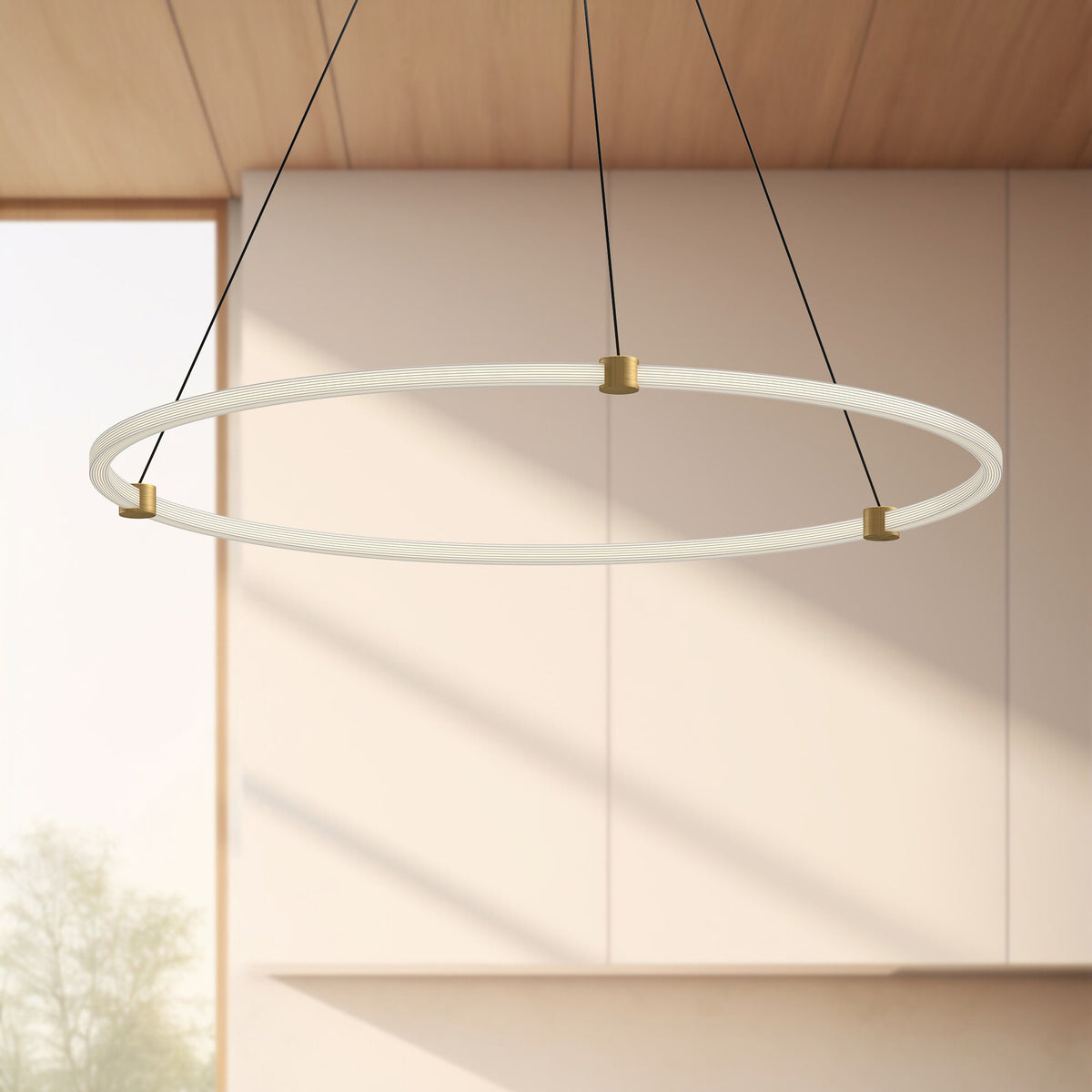 Suspension Bruni Or brossé, 40 3/8" – vue 2