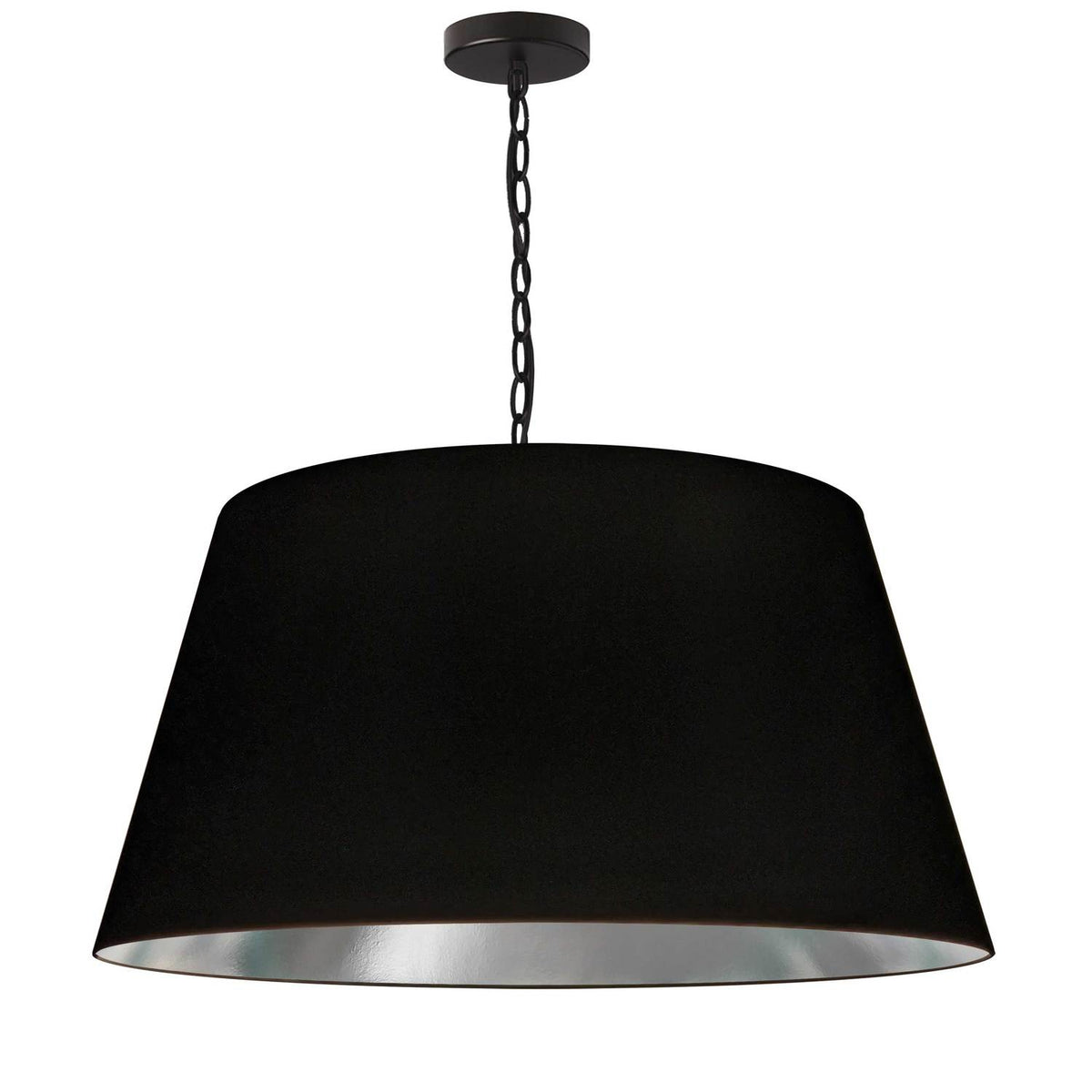 Suspension Brynn 26", Noir / Argent – Dainolite