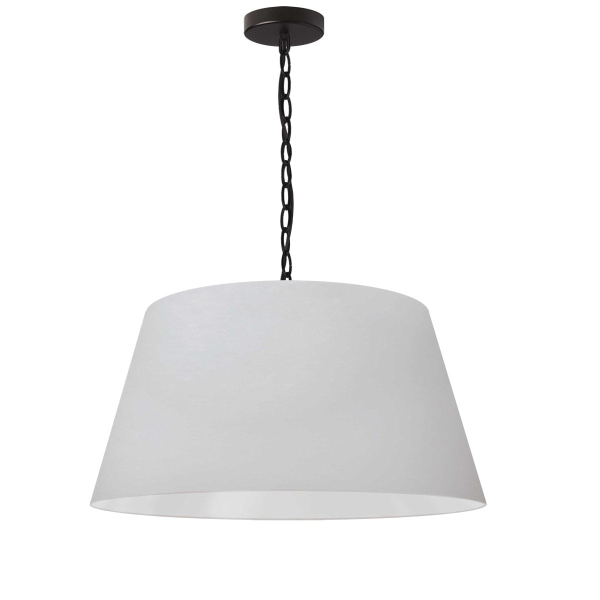 Suspension Brynn - Noir Blanc 20" by Dainolite | Luminaires & cie