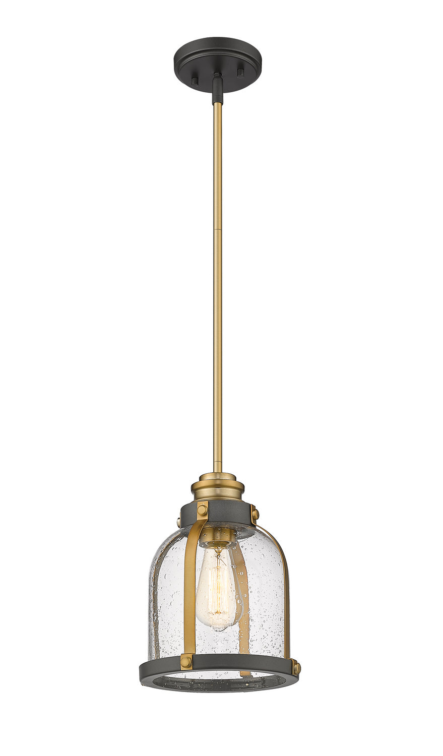 Mini-suspension Burren Bronze + Laiton – Z-Lite