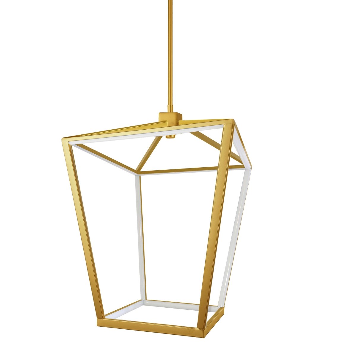 Suspension Cage - Laiton âgé 13" by Dainolite | Luminaires & cie
