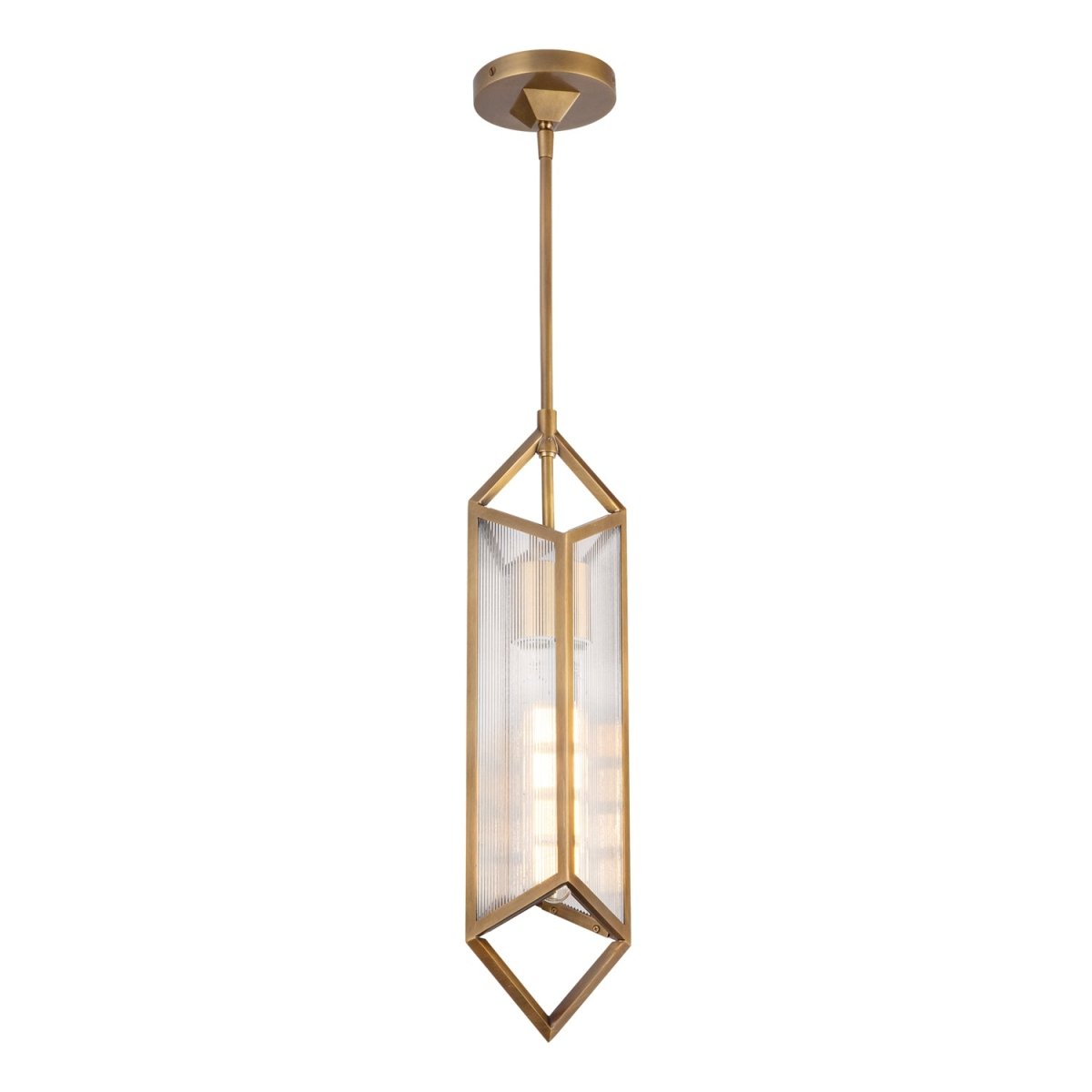 Suspension Cairo - Laiton vintage by Alora Lighting | Luminaires & cie