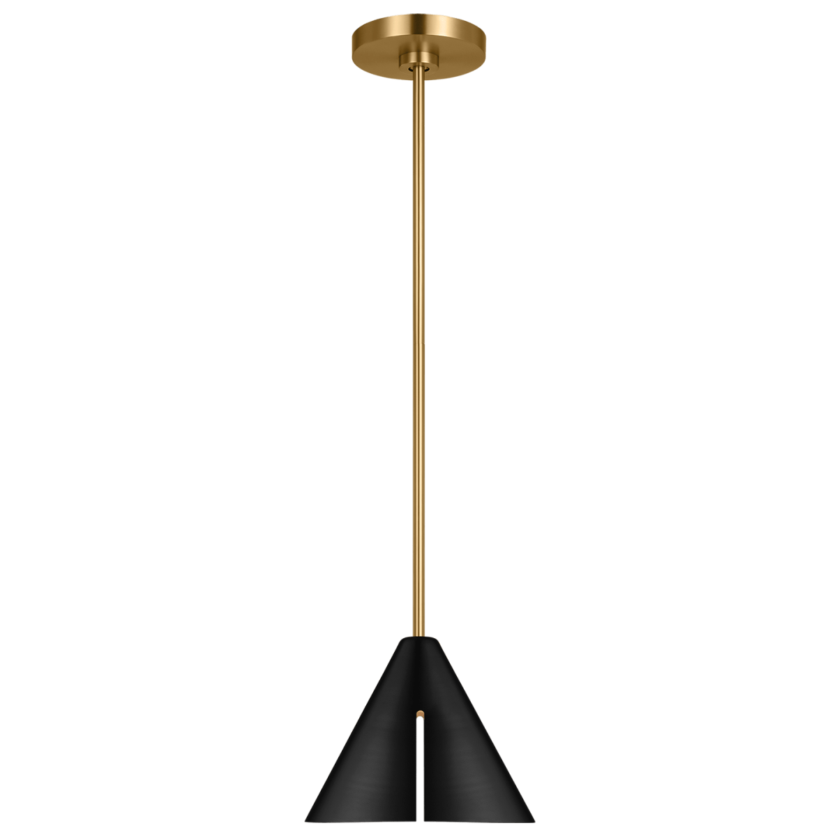 Suspension Cambre - Noir de minuit et laiton brunis by Visual Comfort Studio | Luminaires & cie