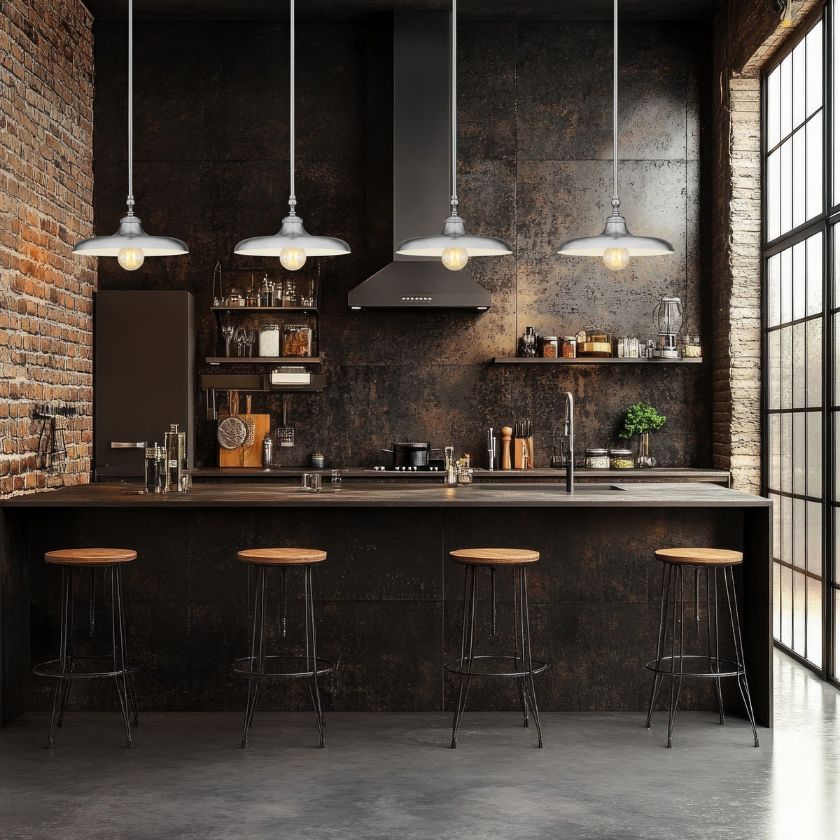 Suspension Camden Nickel brossé, 14" – vue 8