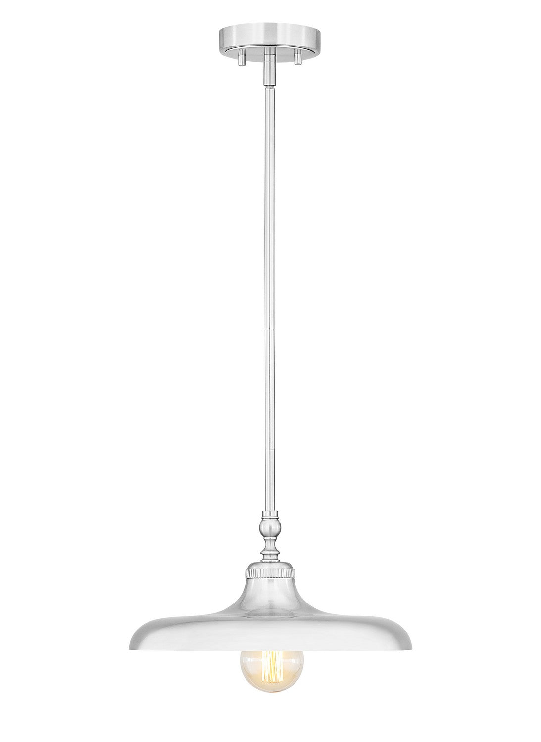 Suspension Camden Nickel brossé, 14" – Z-Lite