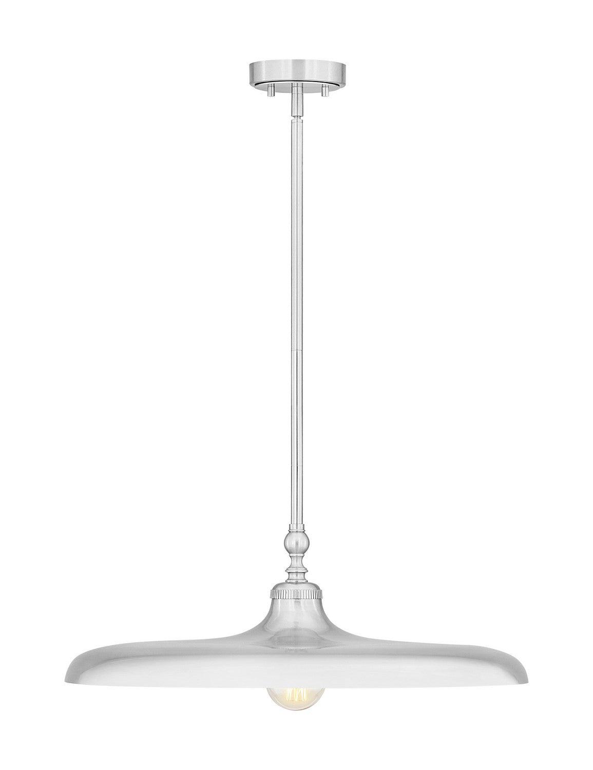 Suspension Camden Nickel brossé, 24" – Z-Lite