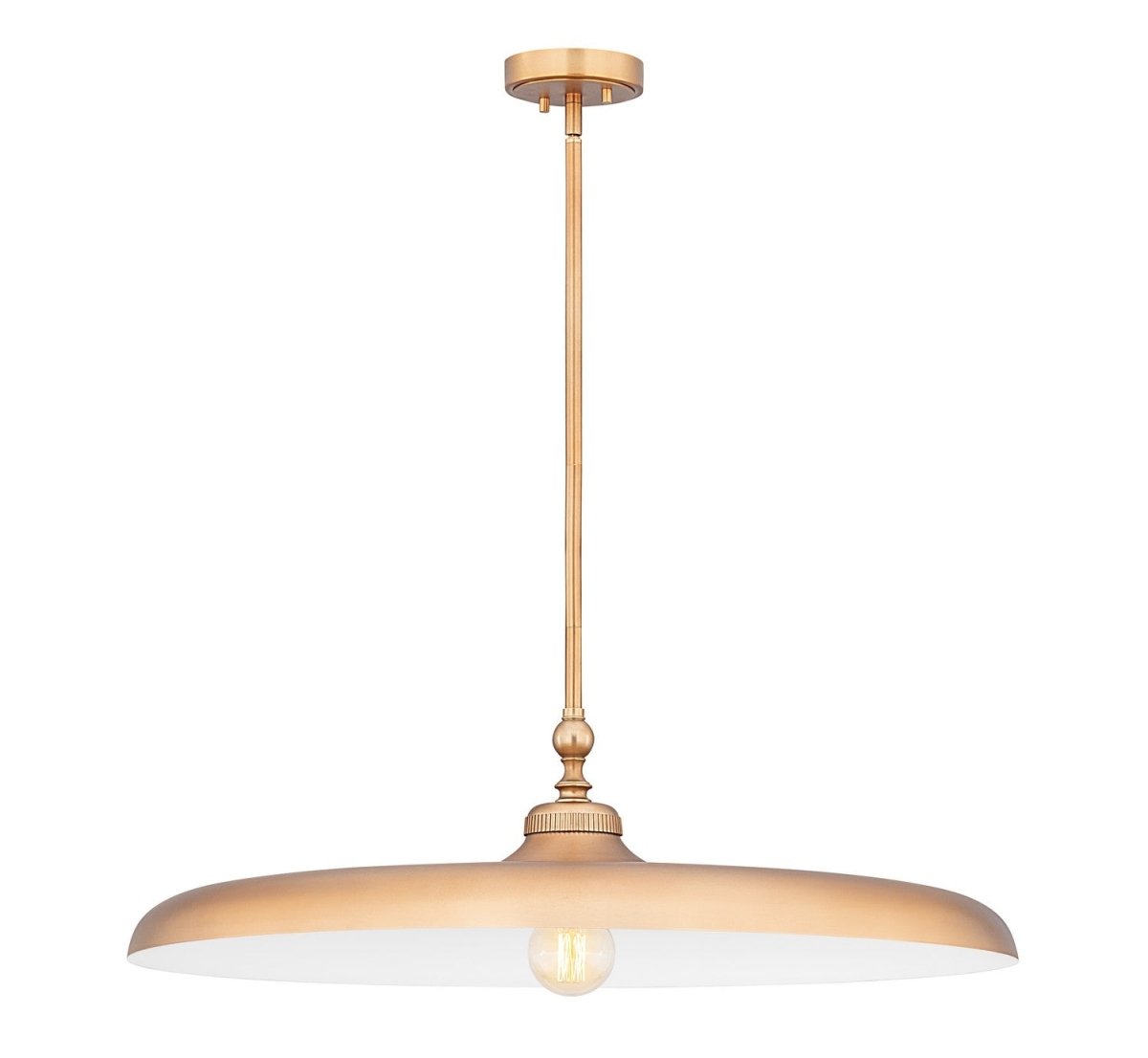 Suspension Camden - Laiton frotté 32" by Z-Lite | Luminaires & cie