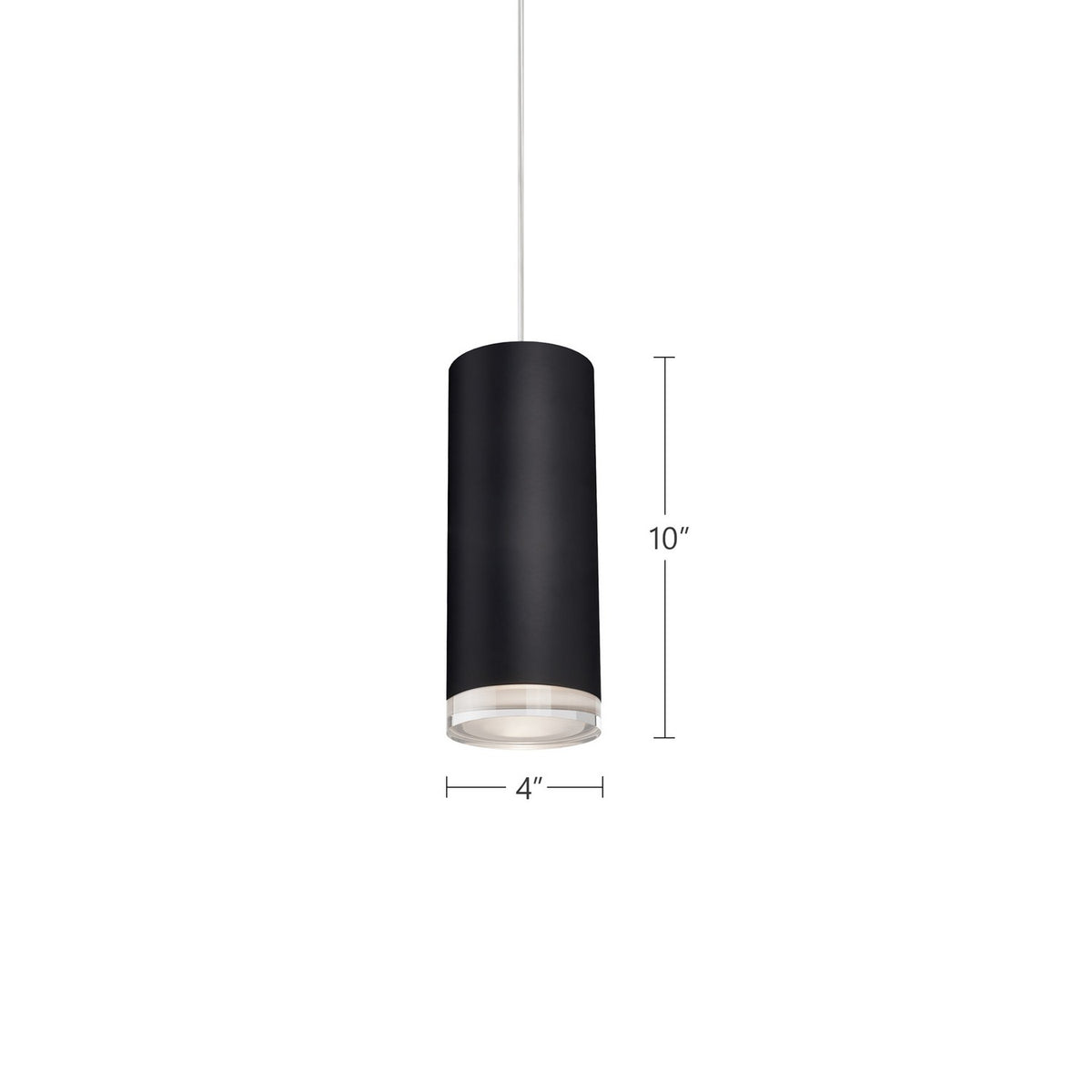 Mini-suspension Cameo Noir, 4" – vue 2