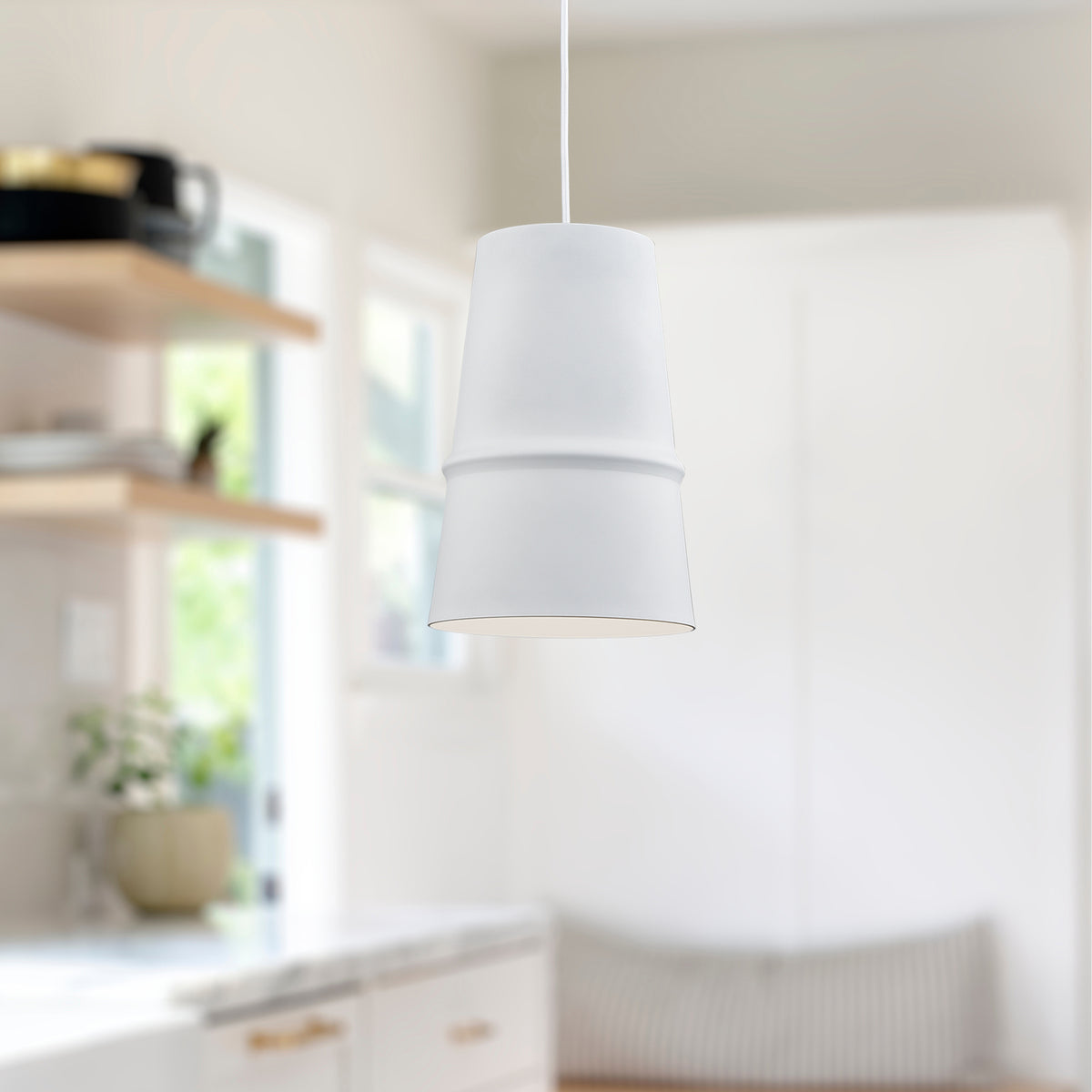 Mini-suspension Castor Blanc – vue 2