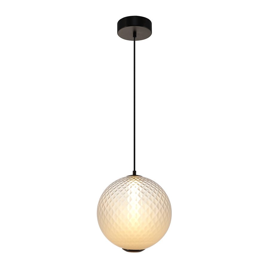 Suspension Celeste - Diamant blanc 11 3/4" by Artcraft | Luminaires & cie