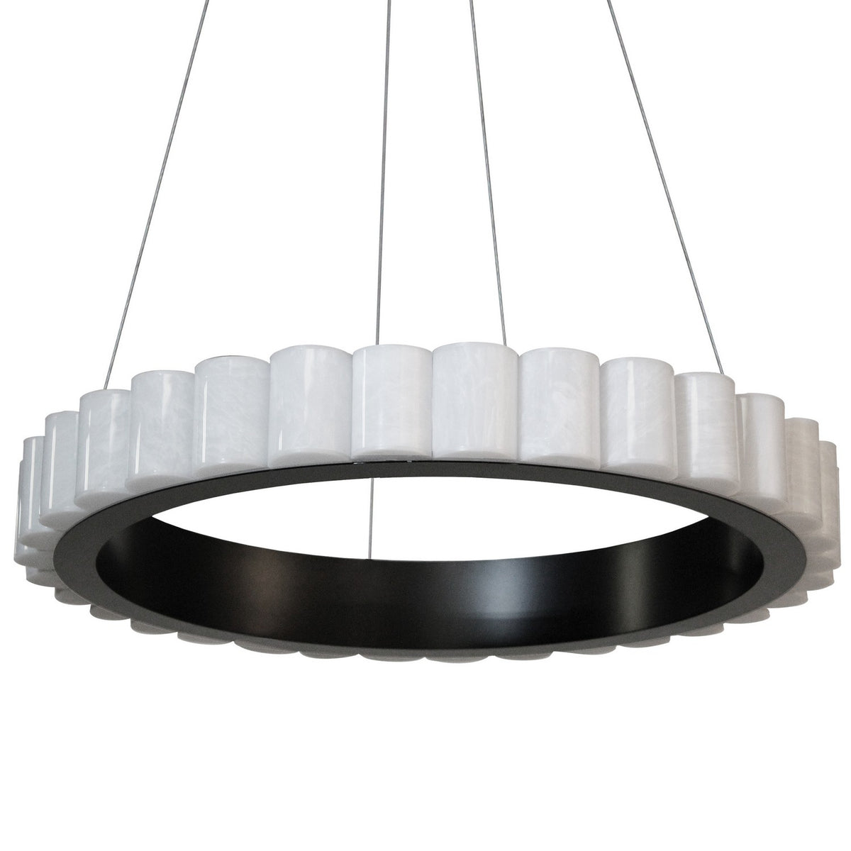 Suspension Celeste Alabaster / Noir mat – Dainolite