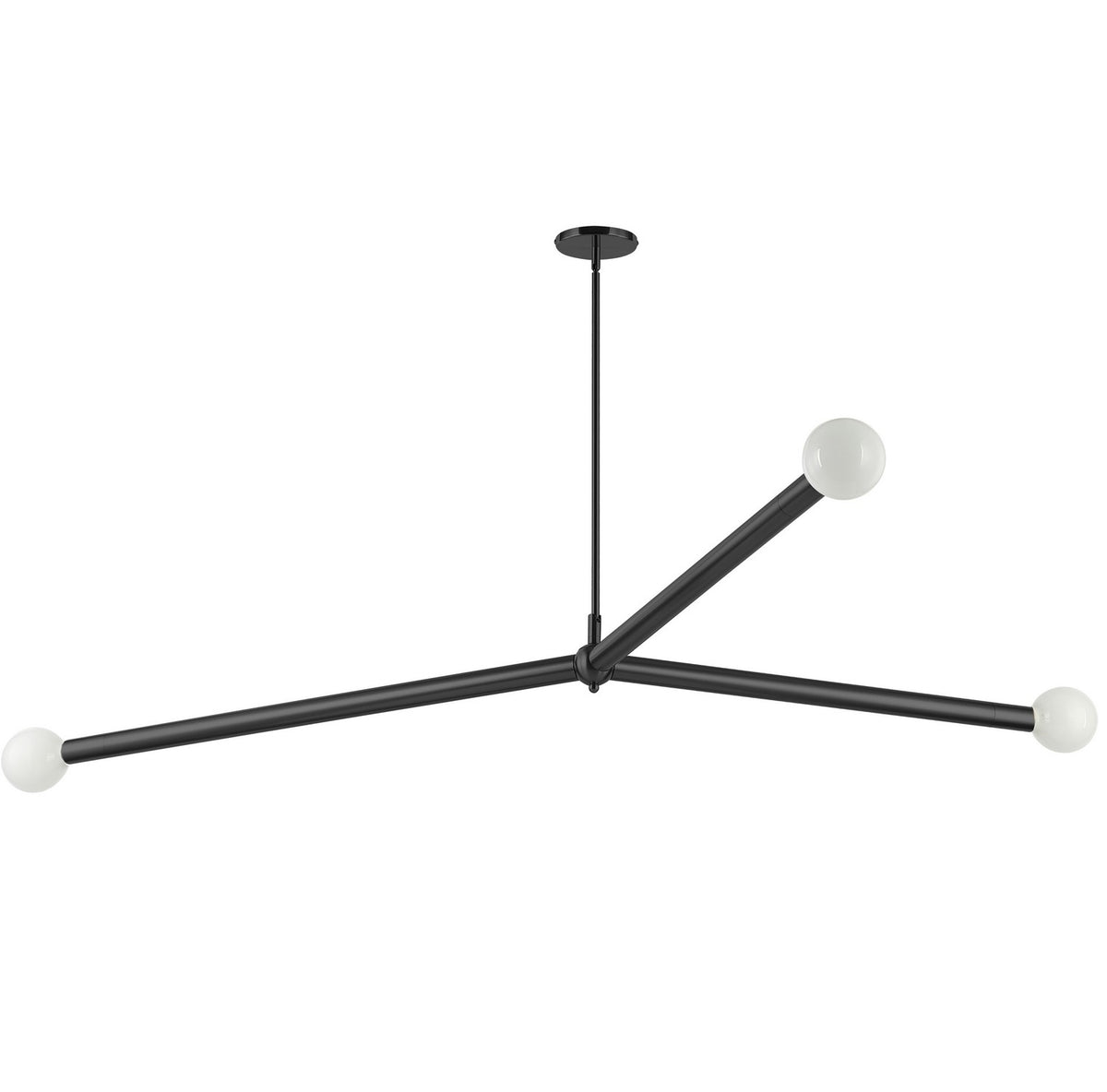 Lustre linéaire Cerberus Noir mat – Dainolite