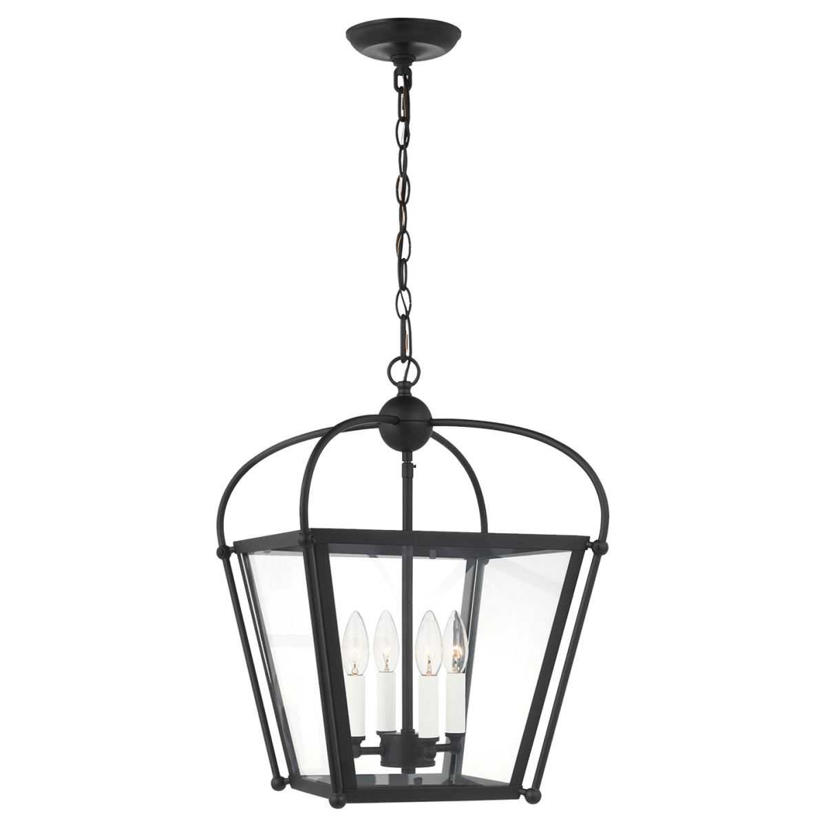 Suspension Charleston - Noir de minuit 13 7/8" Ampoules DEL incluses by Visual Comfort Studio | Luminaires & cie