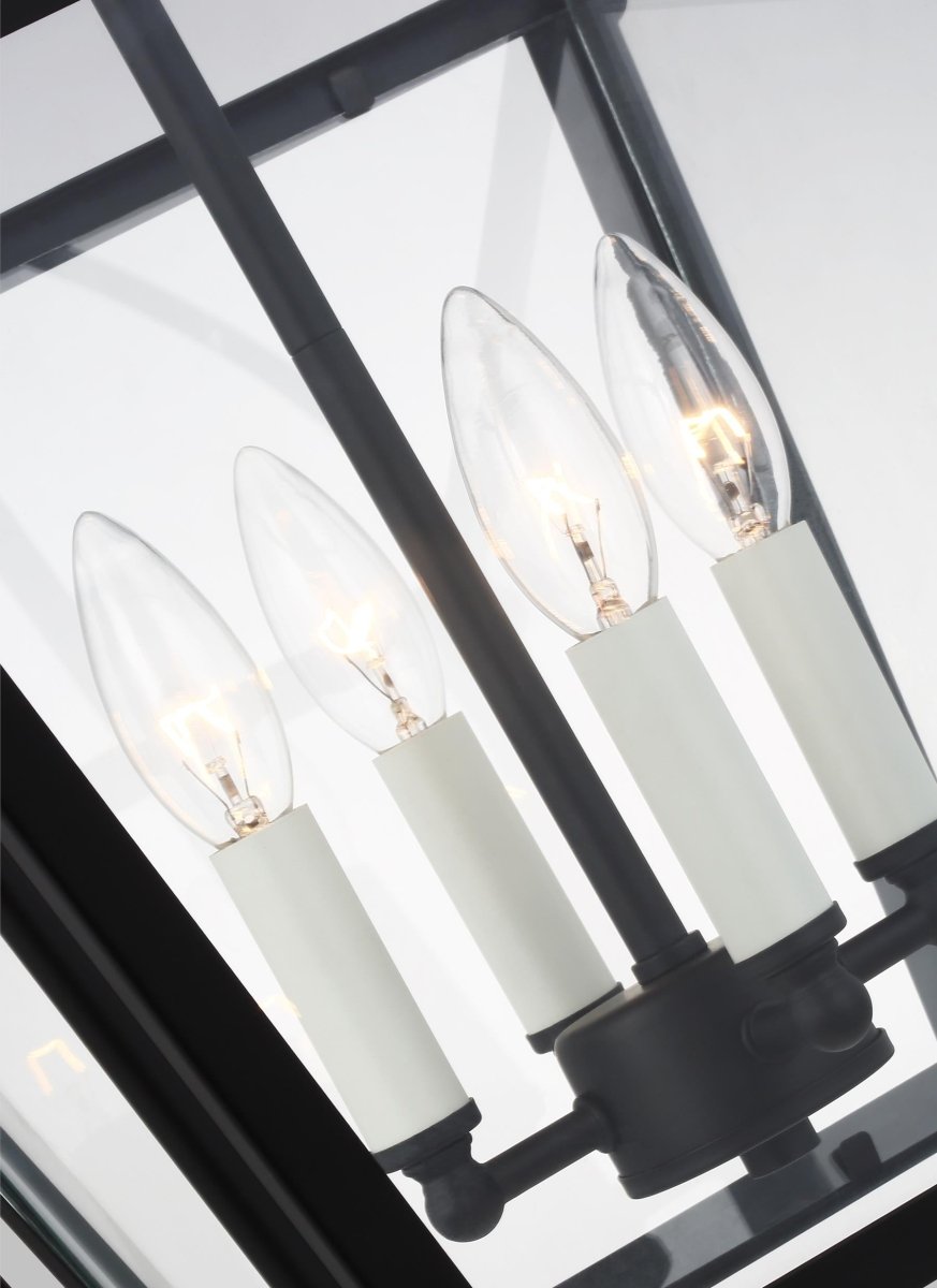 Suspension Charleston - Noir de minuit 13 7/8" Ampoules DEL incluses by Visual Comfort Studio | Luminaires & cie