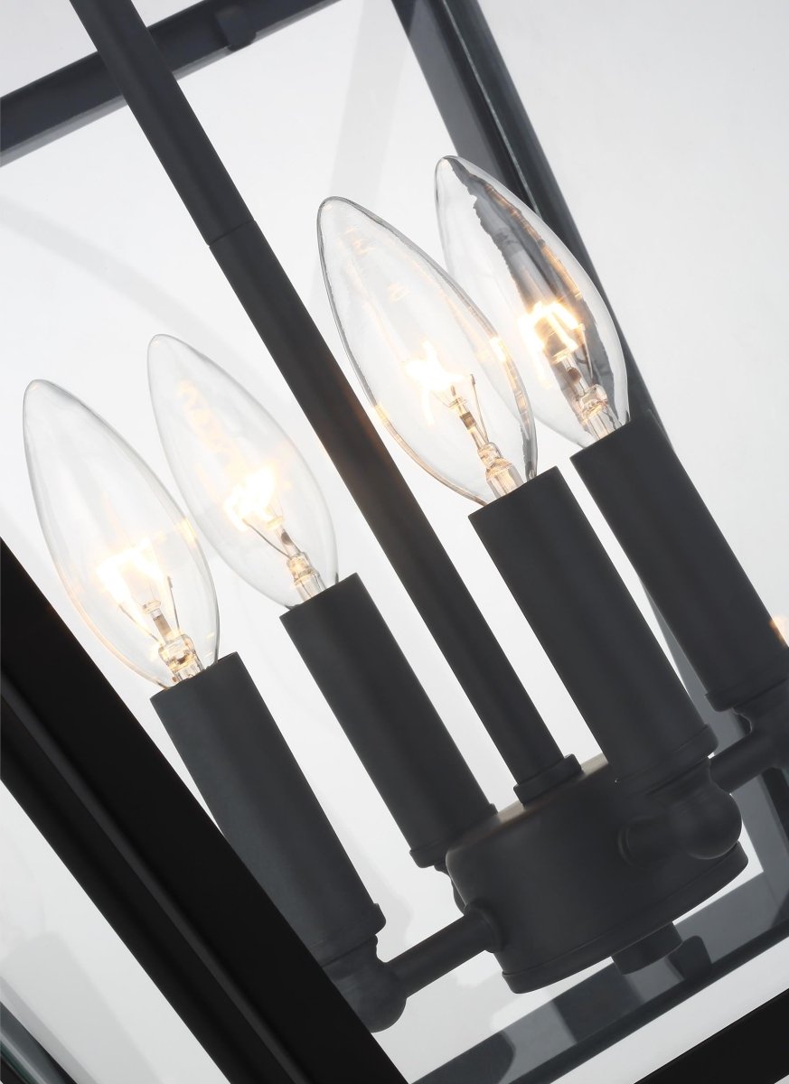 Suspension Charleston - Noir de minuit 13 7/8" Ampoules DEL incluses by Visual Comfort Studio | Luminaires & cie