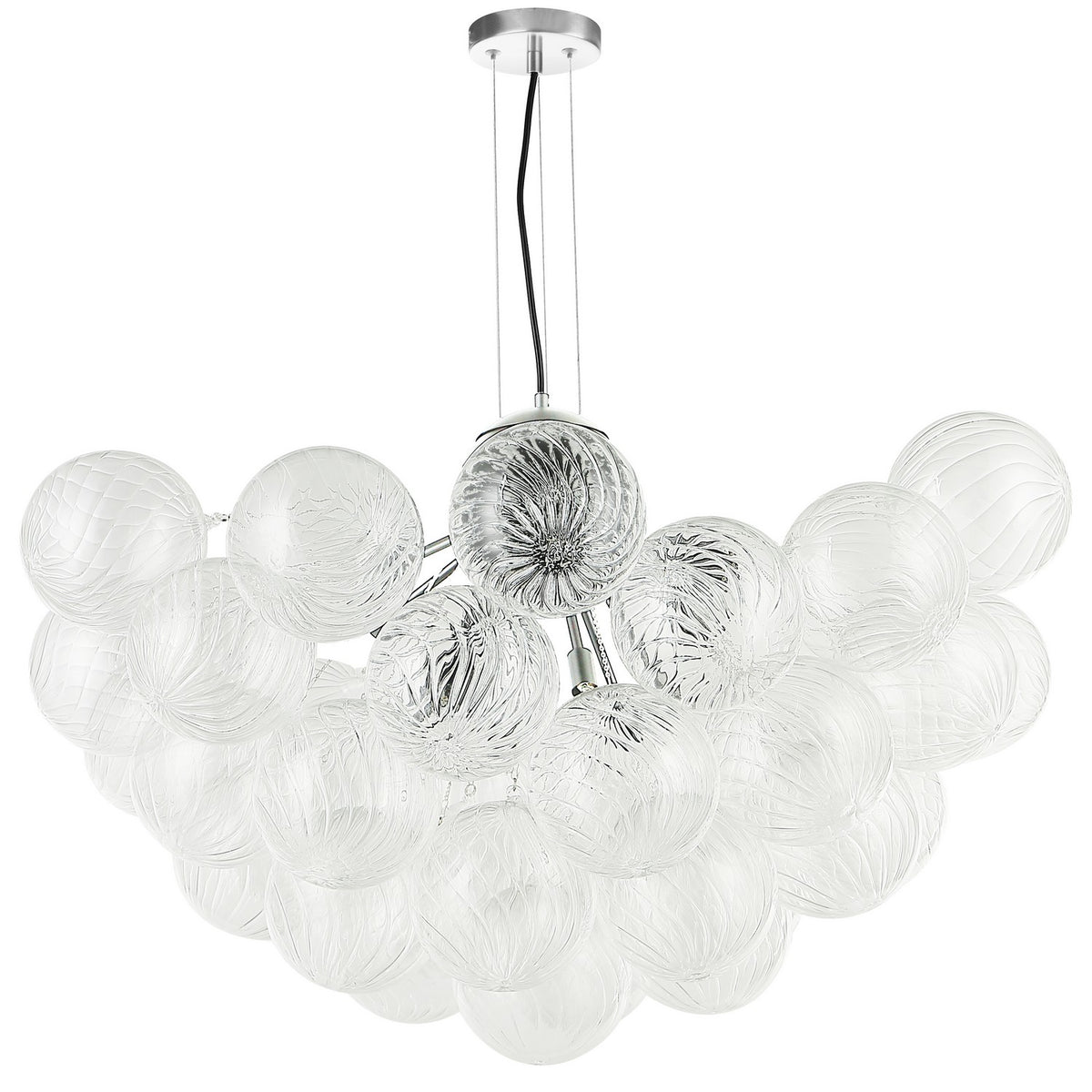 Lustre Charlize 36", Transparent / Chrome poli – Dainolite