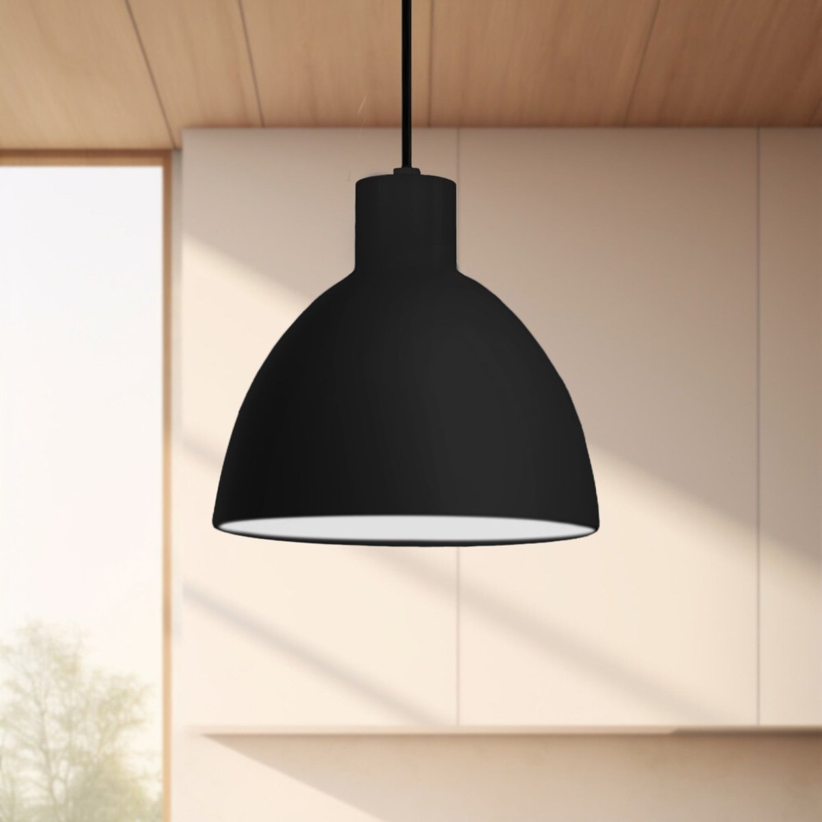 Suspension Chroma - Noir 6 3/8" by Kuzco Lighting | Luminaires & cie