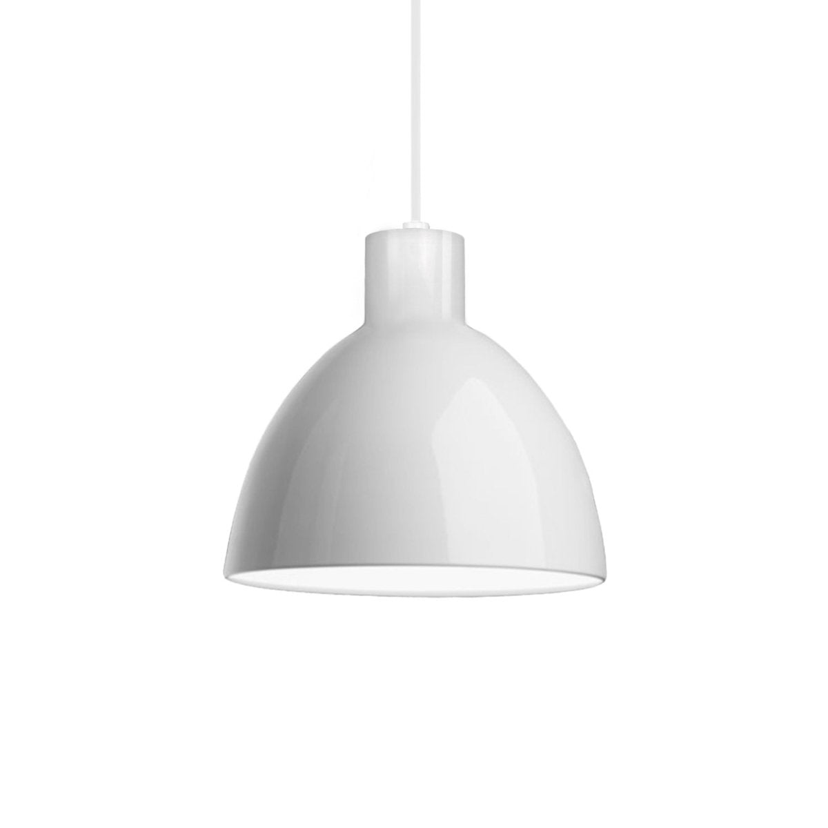 Suspension Chroma - Blanc brillant 8 7/8" by Kuzco Lighting | Luminaires & cie
