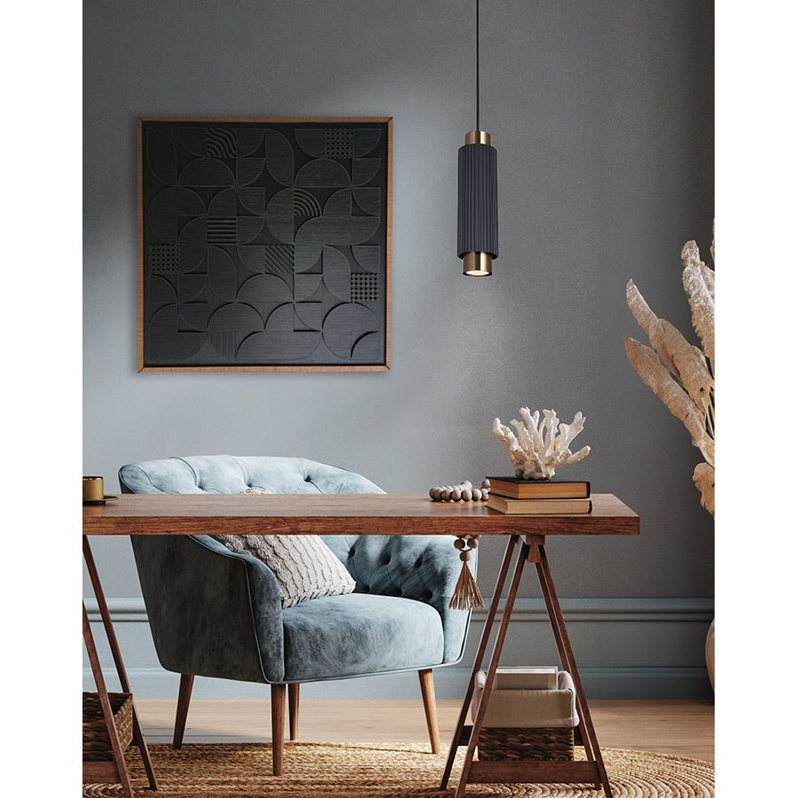 Suspension Cohen - Noir 13" by Canarm | Luminaires & cie