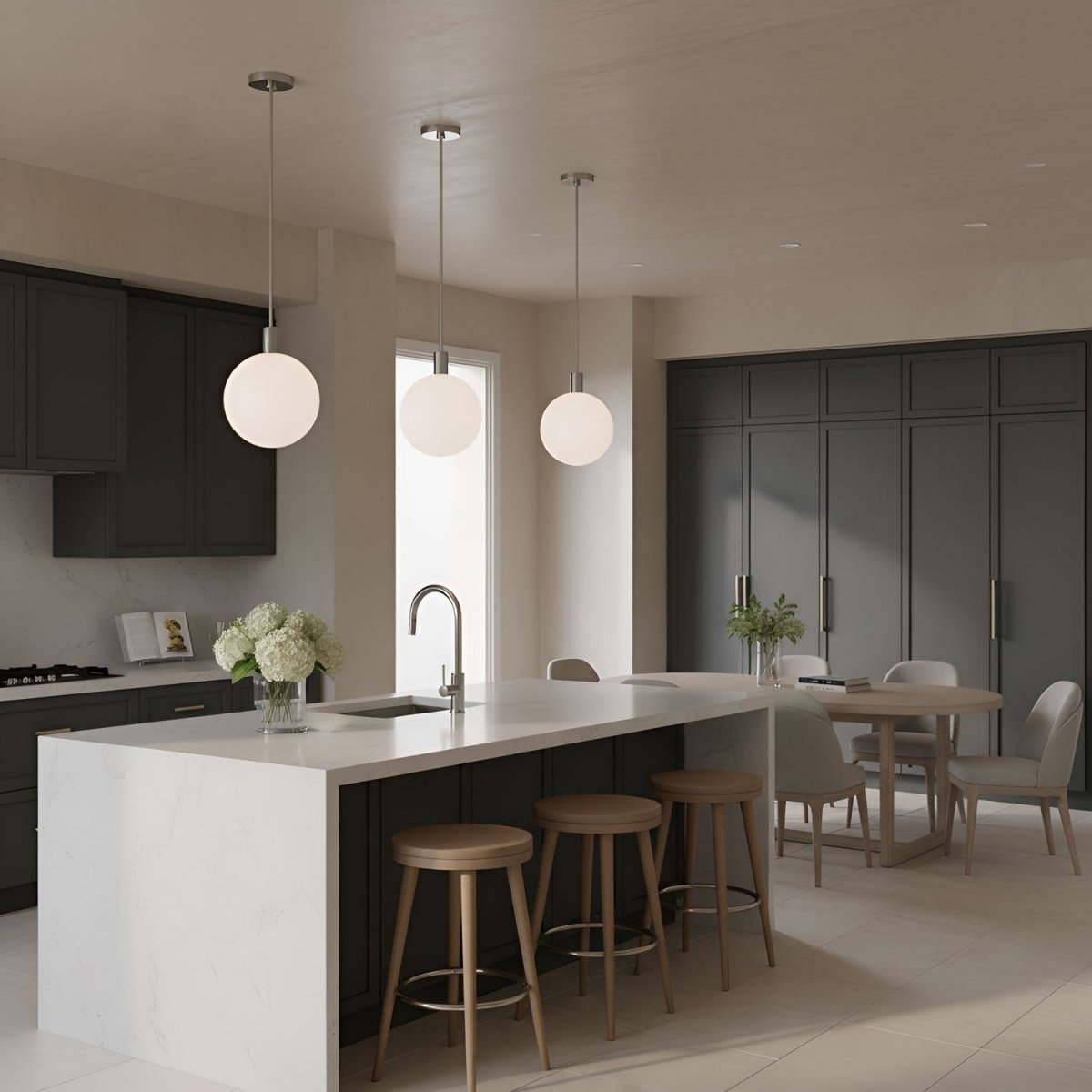 Suspension Colewood - Laiton satiné 20" by Visual Comfort Studio | Luminaires & cie