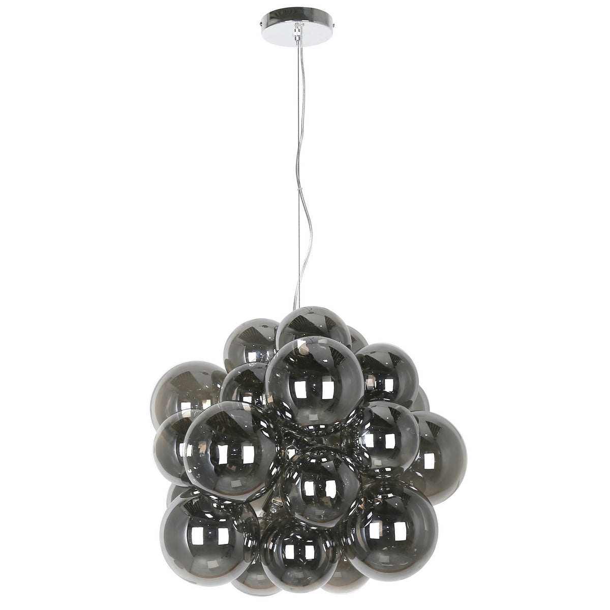 Lustre Comet Fumé / Chrome poli – Dainolite