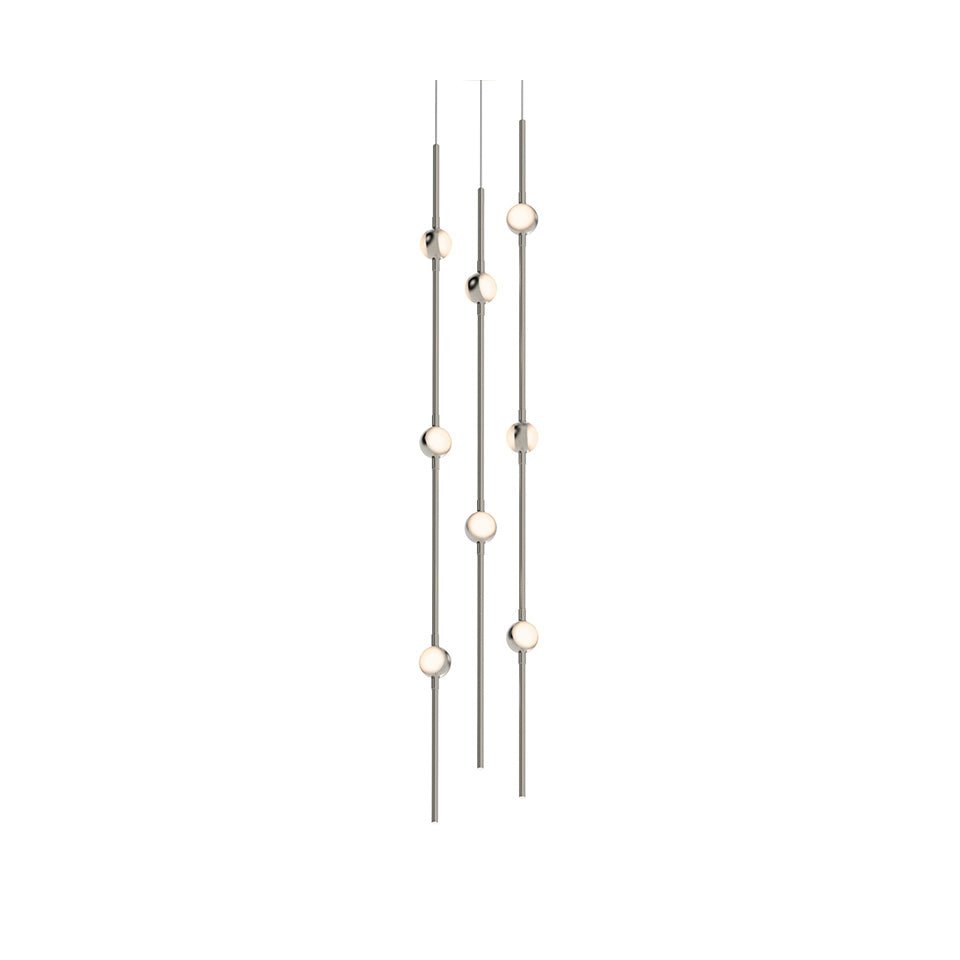 Suspension Constellation Andromeda 6" Rond - Courte 34" Optique blanche by Sonneman | Luminaires & cie