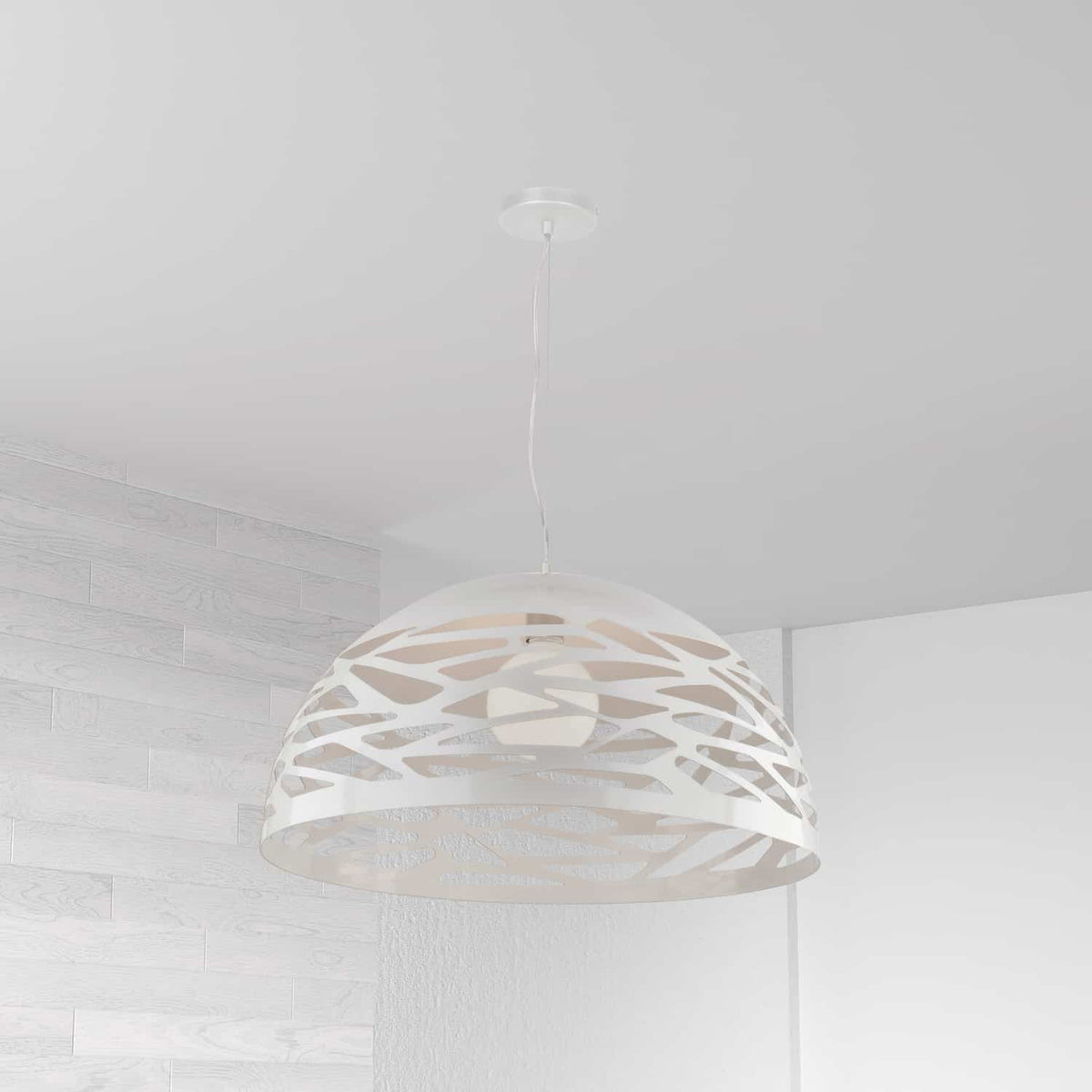 Suspension Coral 20", Blanc / Blanc mat – vue 2
