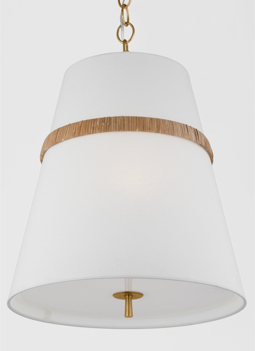 Suspension Cordtlandt - Rotin by Visual Comfort Studio | Luminaires & cie