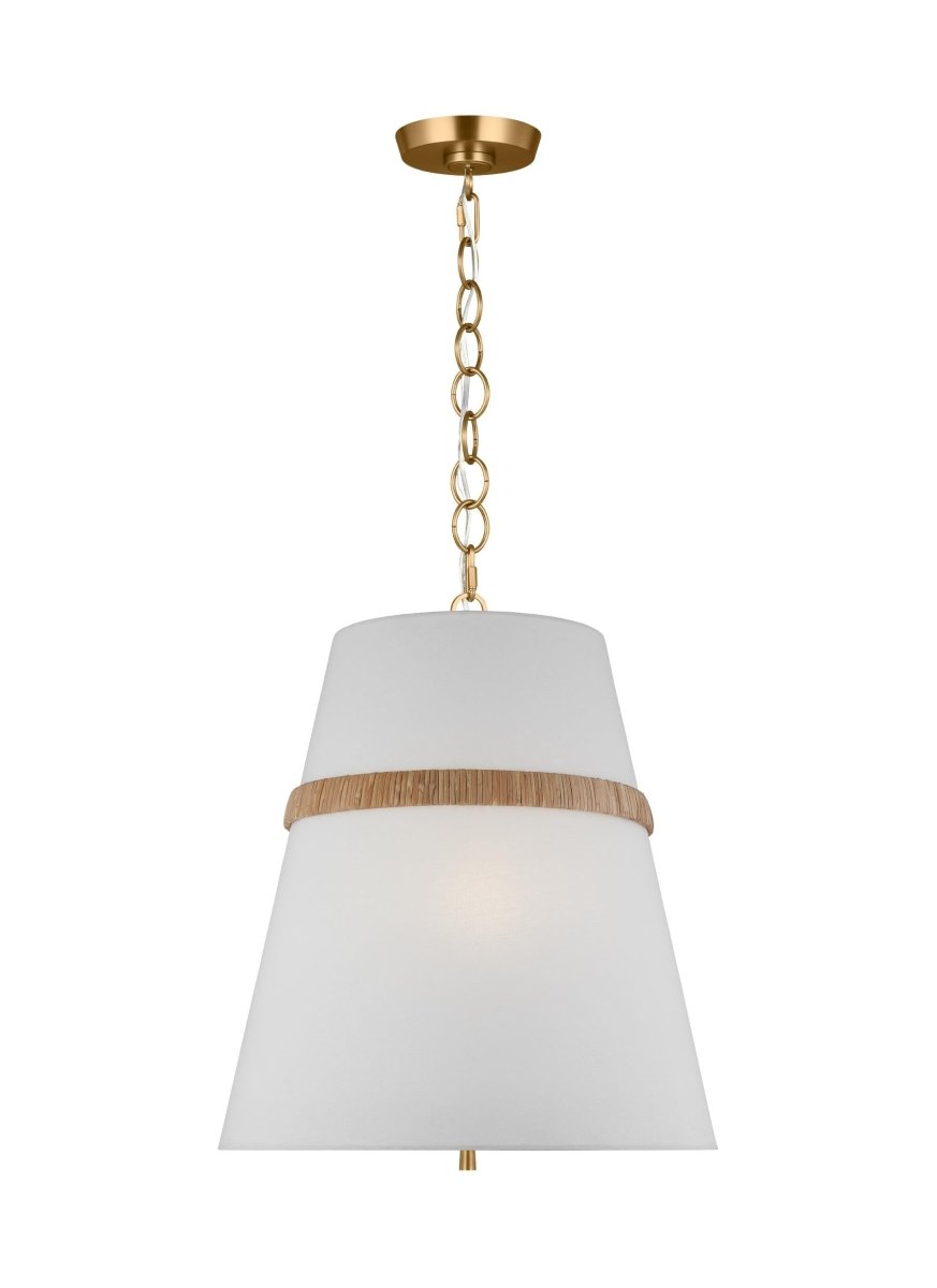 Suspension Cordtlandt - Rotin by Visual Comfort Studio | Luminaires & cie