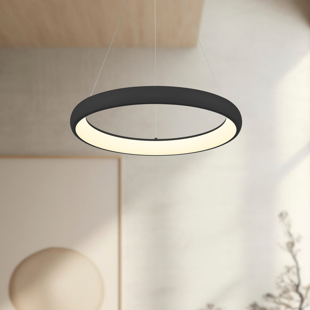 Suspension Cortana Noir, 24 1/4" – vue 2