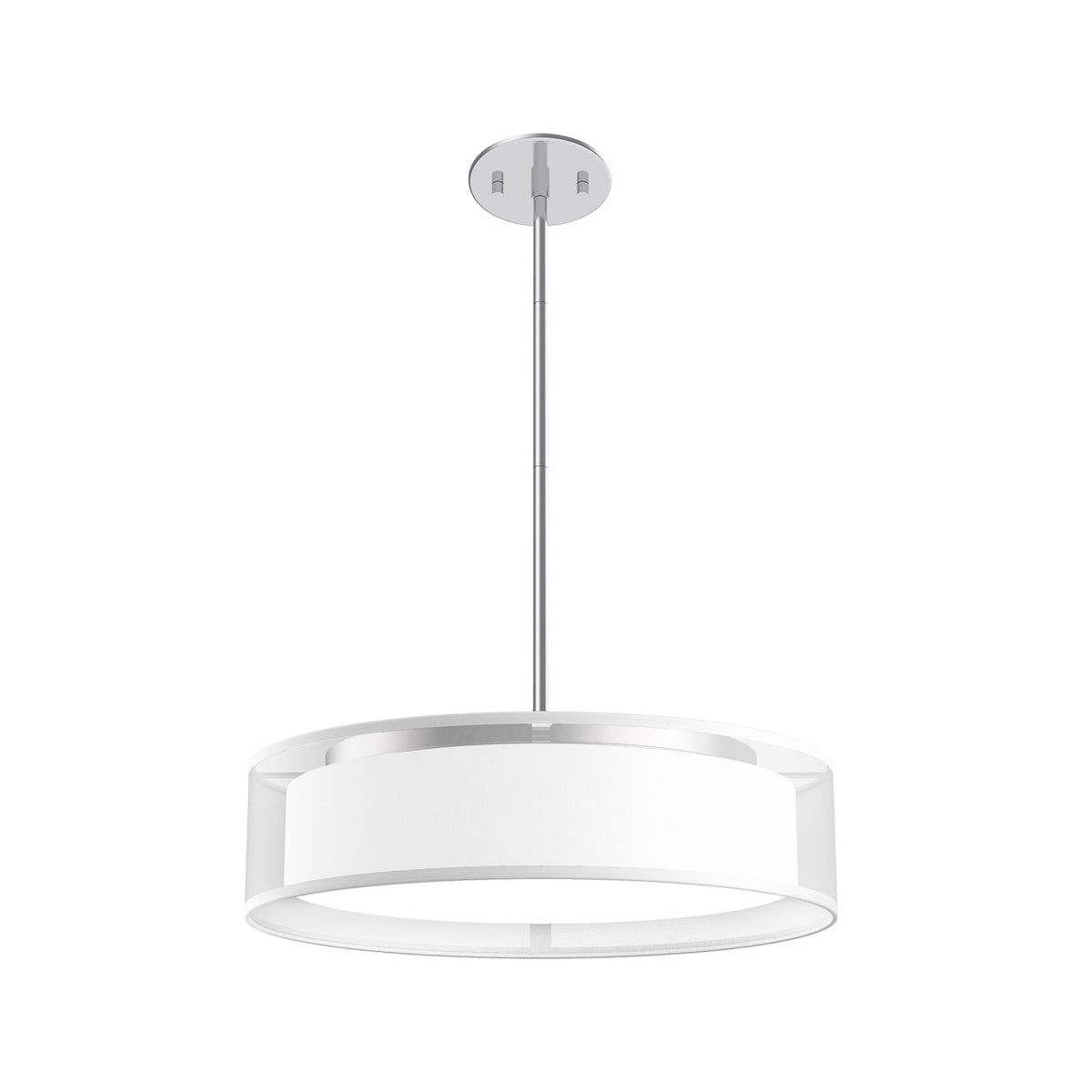 Suspension Dalton Blanc Organza, 16" – Kuzco Lighting