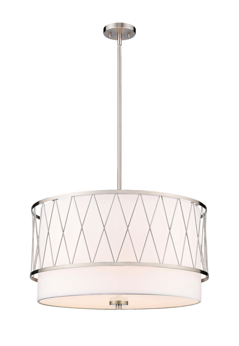 Suspension Dalton - Nickel brossé 24" by Z-Lite | Luminaires & cie