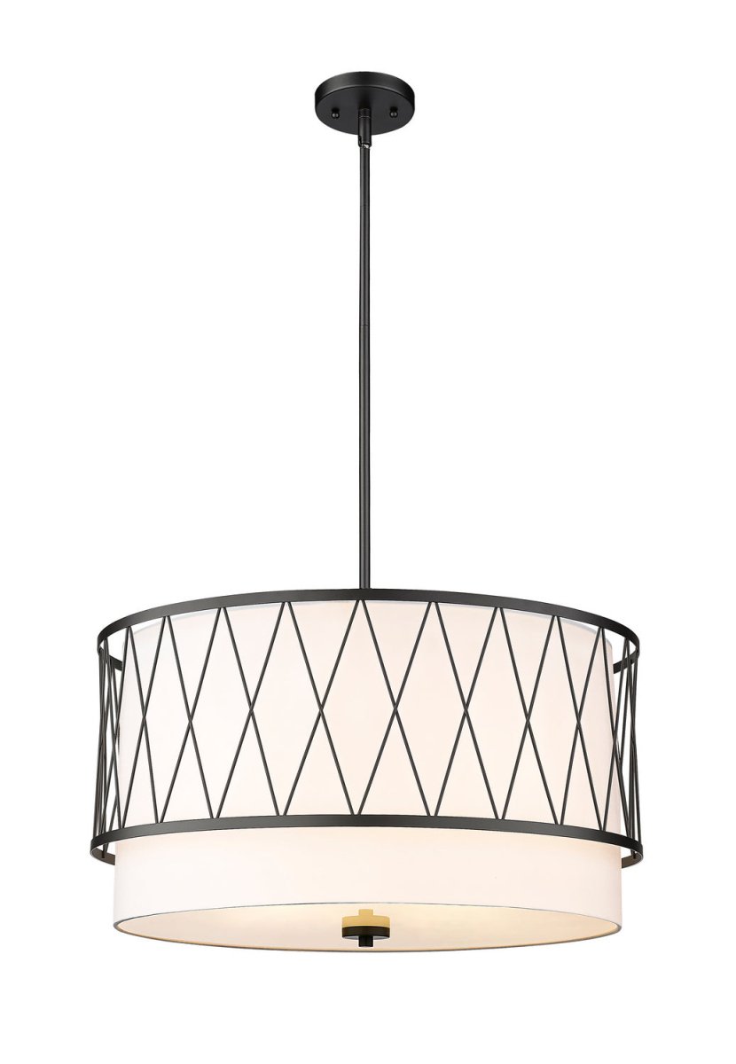 Suspension Dalton - Noir mat 24" by Z-Lite | Luminaires & cie
