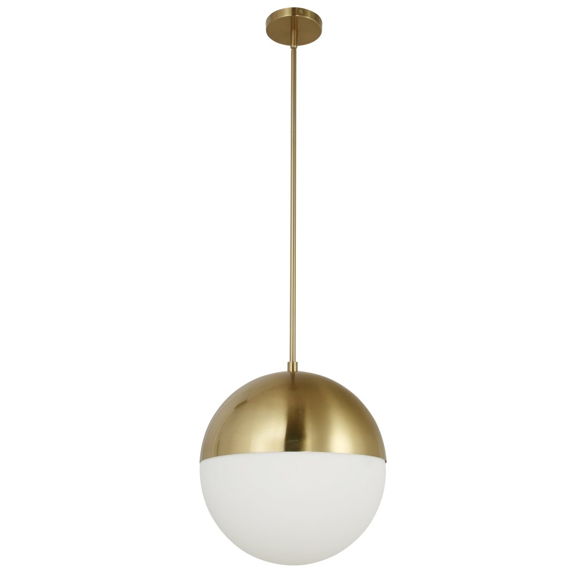 Suspension Dayana - Laiton âgé 14" by Dainolite | Luminaires & cie