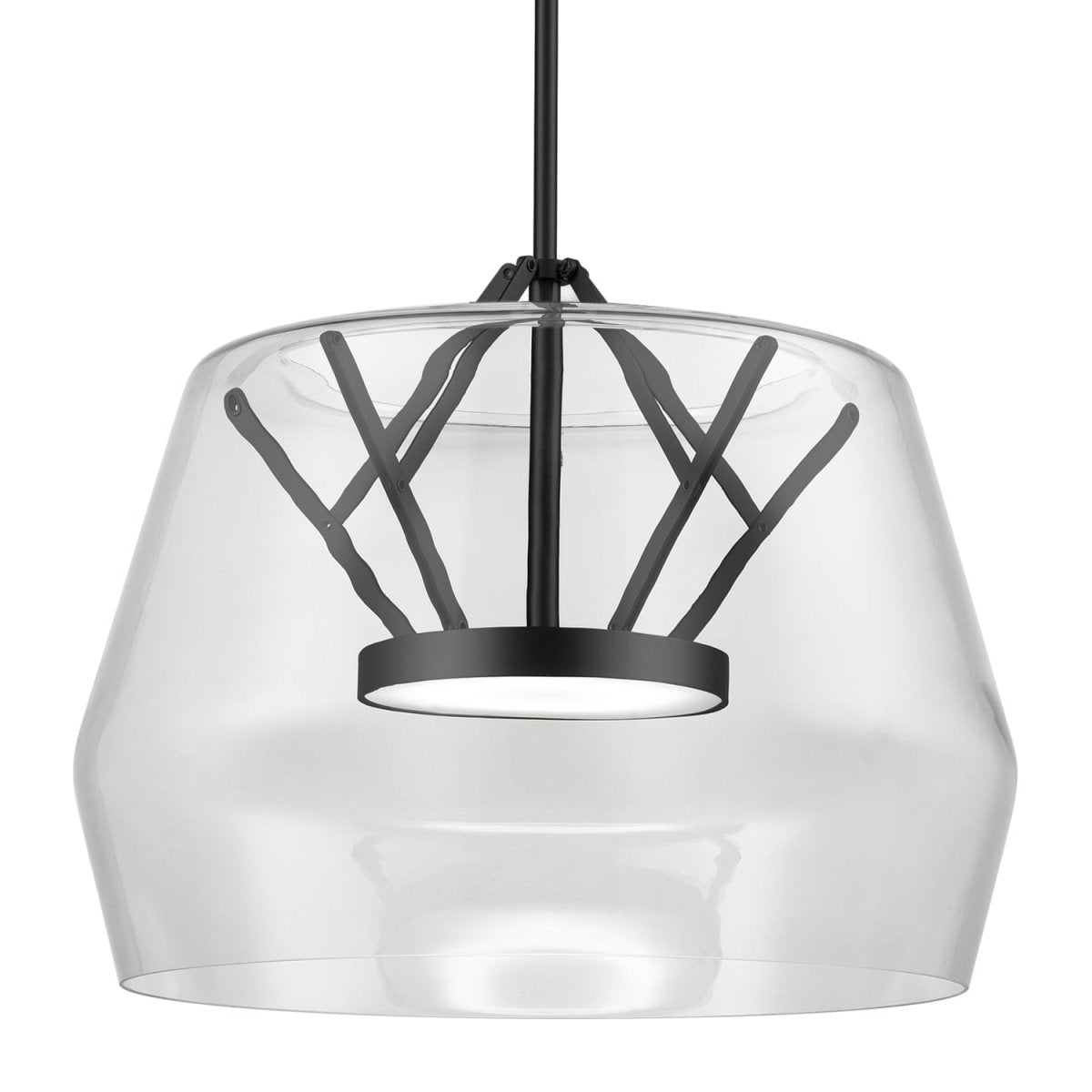 Suspension Deco - Clair / noir 17 3/4" by Kuzco Lighting | Luminaires & cie