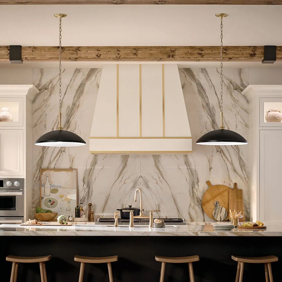 Suspension Delarosa - Bronze noir et champagne 24 1/4" by Kichler | Luminaires & cie