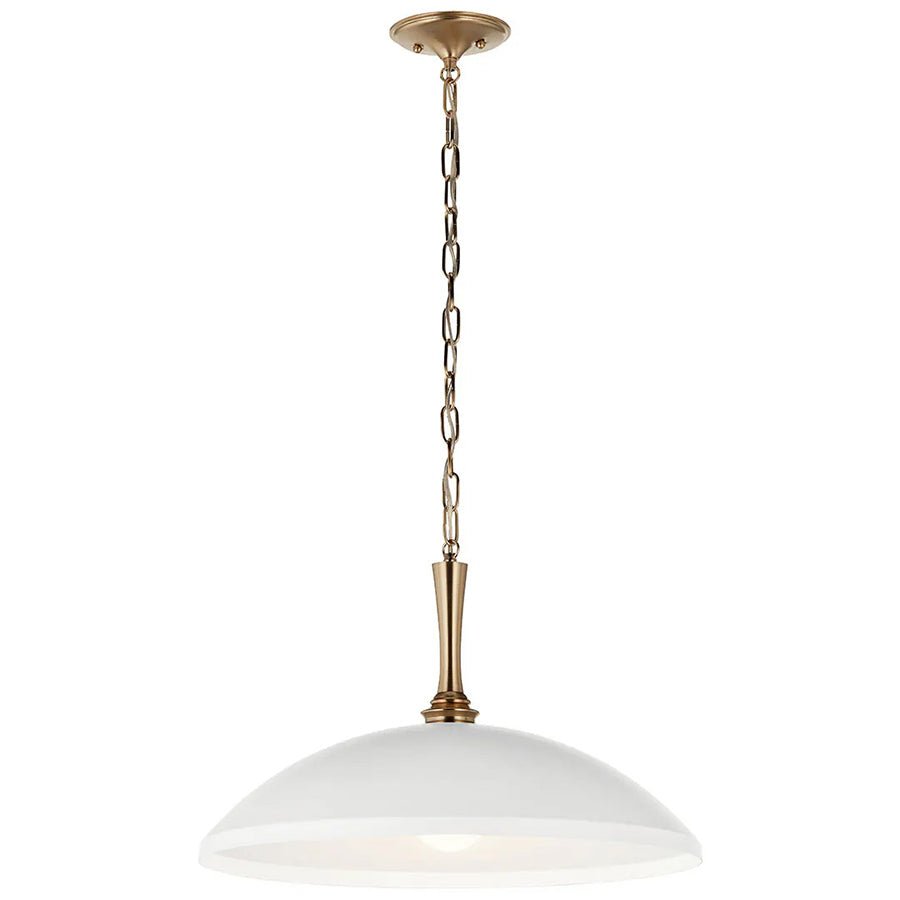 Suspension Delarosa - Bronze blanc et champagne 20 1/4" by Kichler | Luminaires & cie
