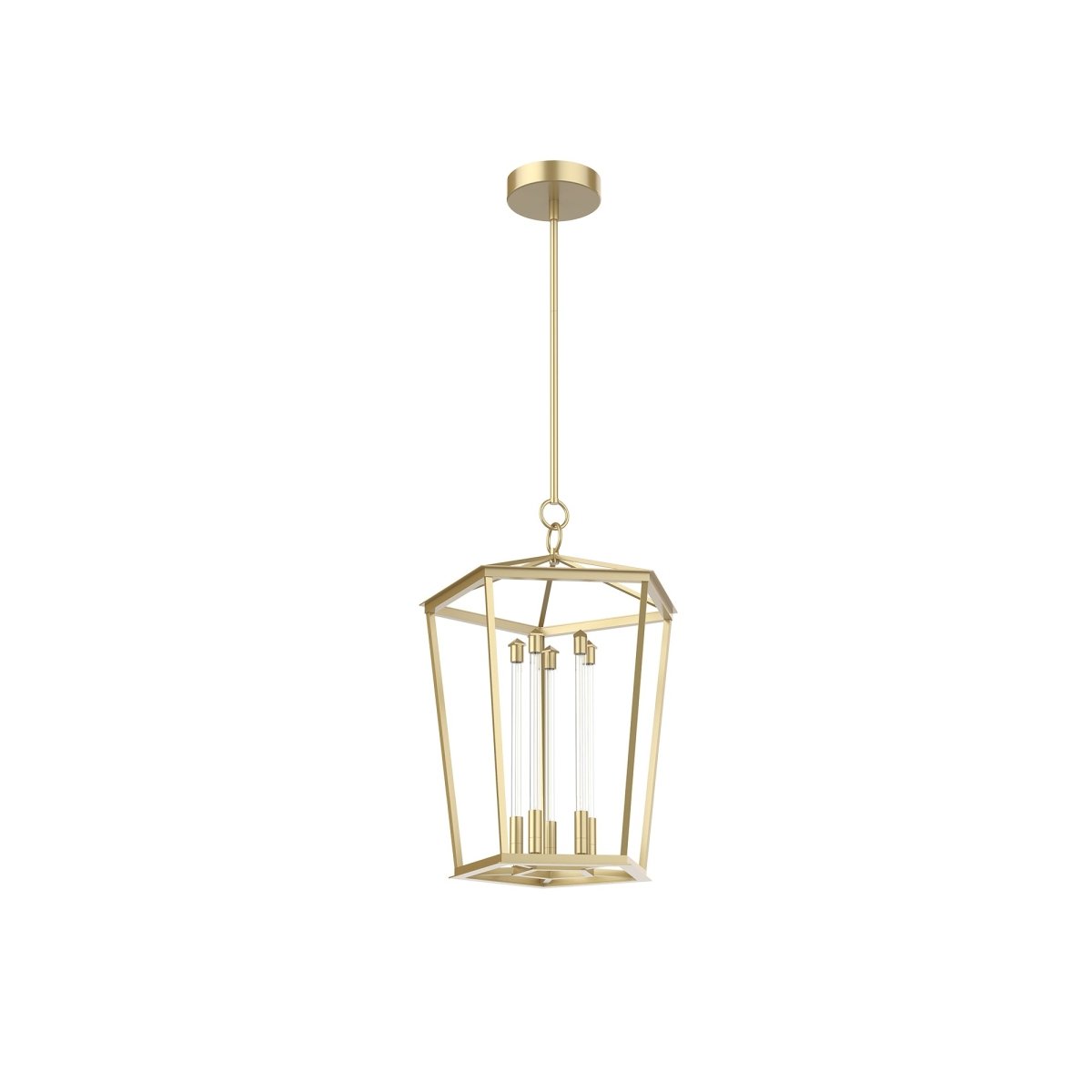 Suspension Delphine - Laiton naturel 16 5/8" by Alora Lighting | Luminaires & cie