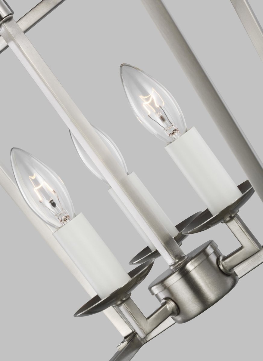 Suspension Dianna - Nickel brossé 9 3/4" Ampoules non - incluses by Visual Comfort Studio | Luminaires & cie