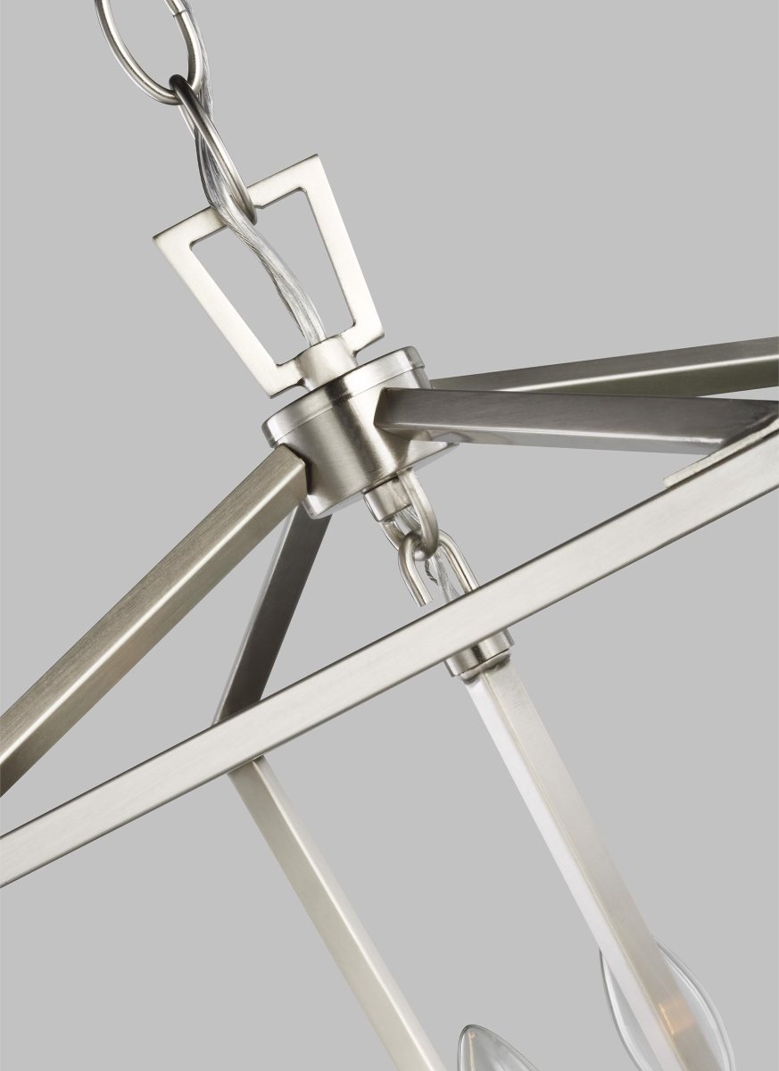Suspension Dianna - Nickel brossé 9 3/4" Ampoules non - incluses by Visual Comfort Studio | Luminaires & cie