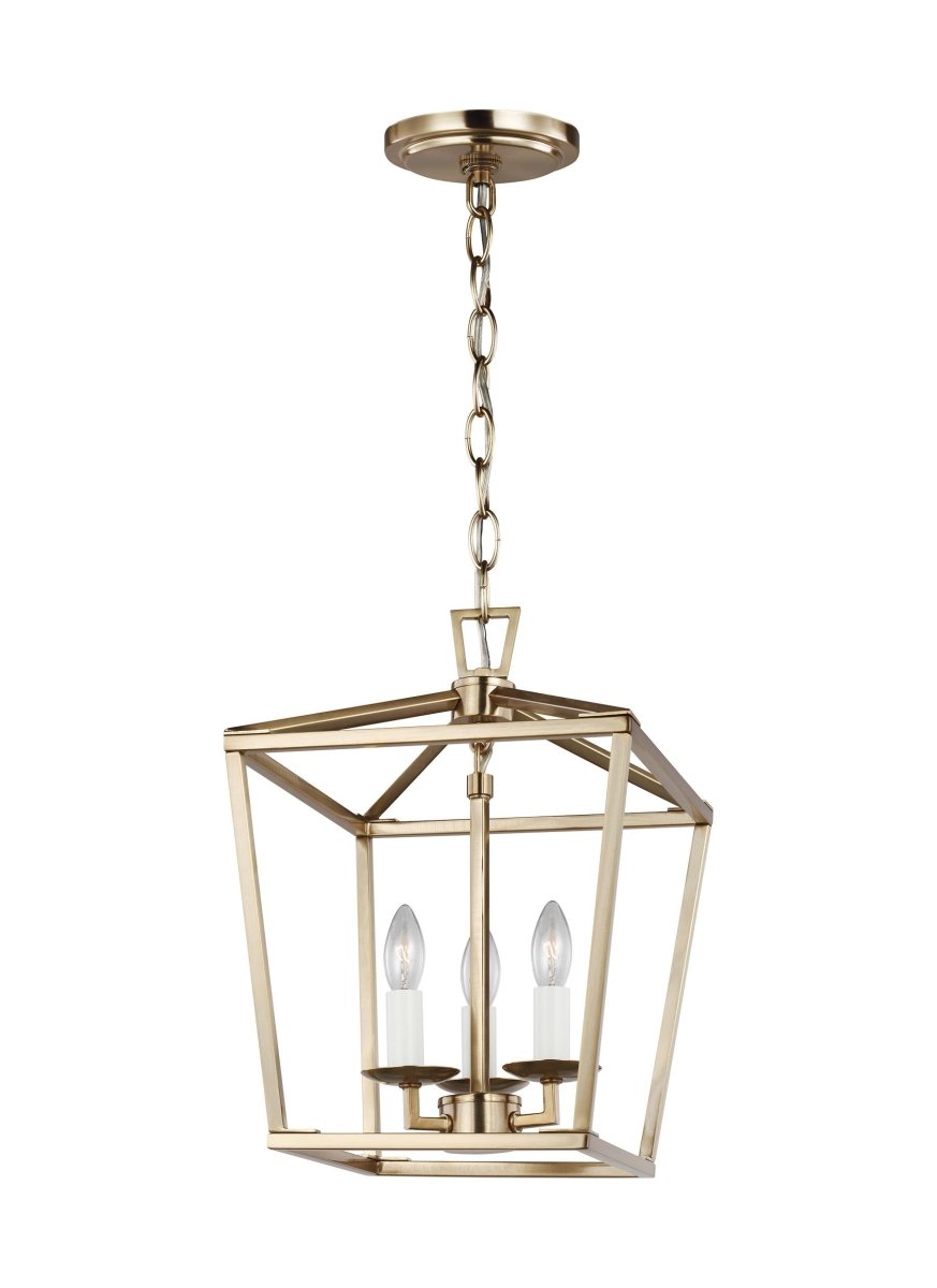 Suspension Dianna - Laiton satiné 9 3/4" Ampoules DEL incluses by Visual Comfort Studio | Luminaires & cie