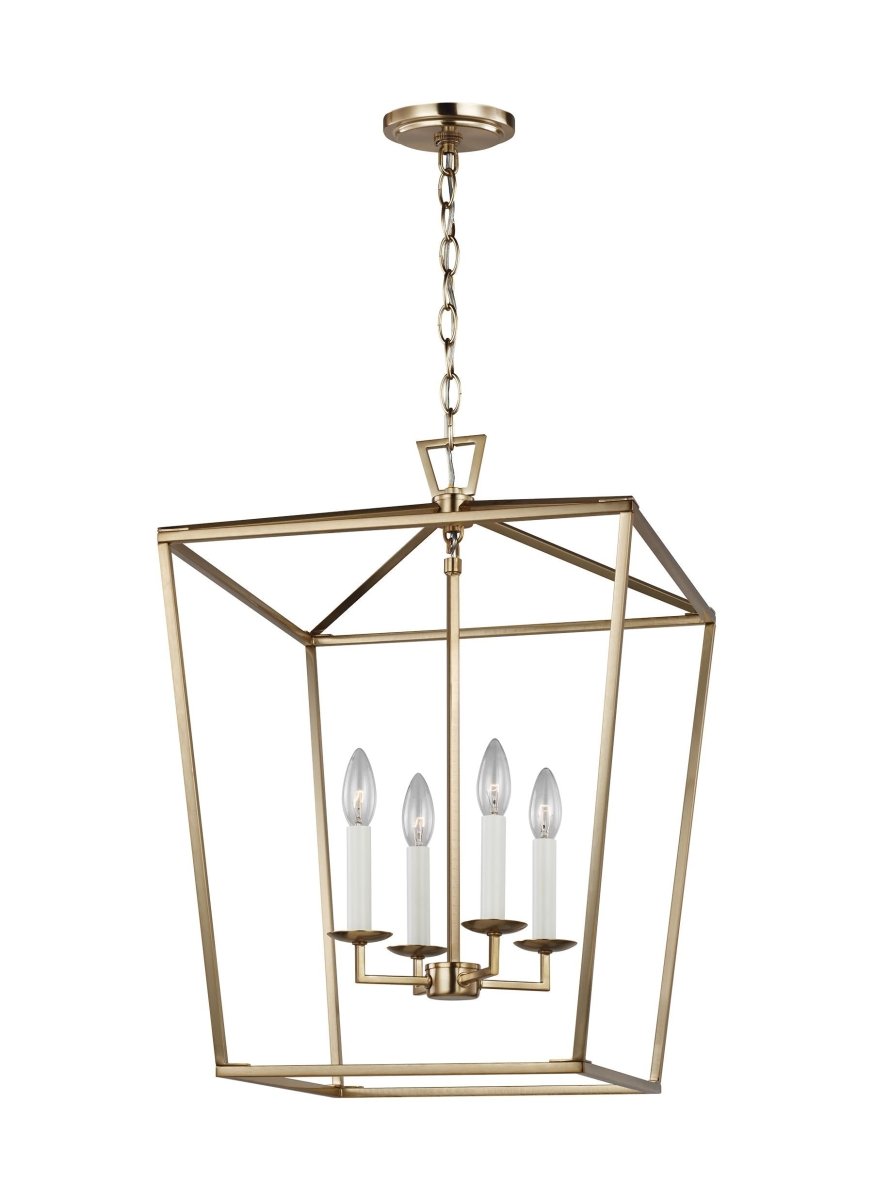 Suspension Dianna - Laiton satiné 17" Ampoules non - incluses by Visual Comfort Studio | Luminaires & cie
