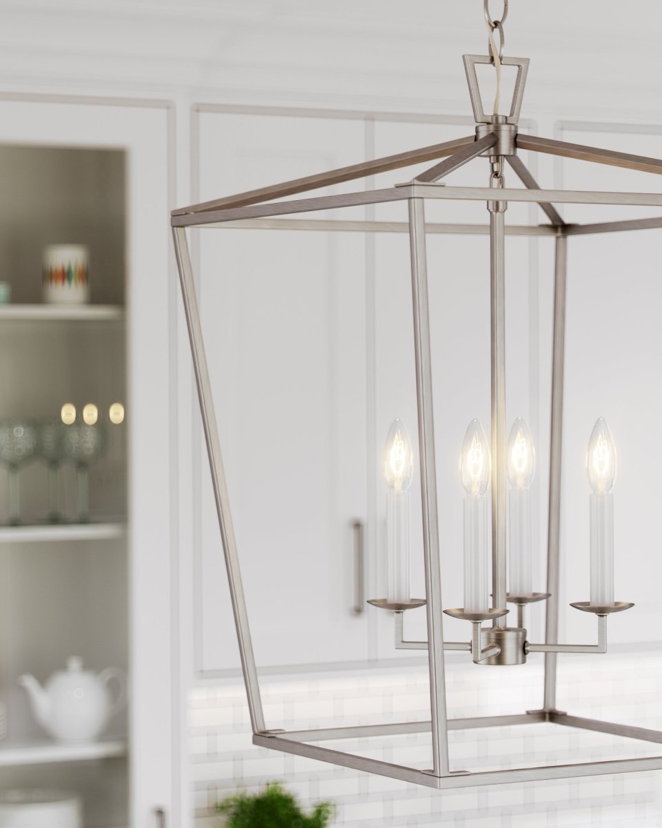 Suspension Dianna - Nickel brossé 17" Ampoules non - incluses by Visual Comfort Studio | Luminaires & cie