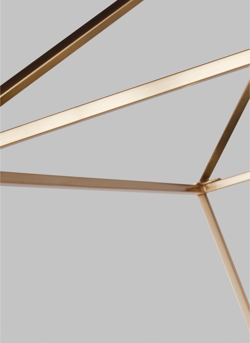 Suspension Dianna - Laiton satiné 28" Ampoules DEL incluses by Visual Comfort Studio | Luminaires & cie