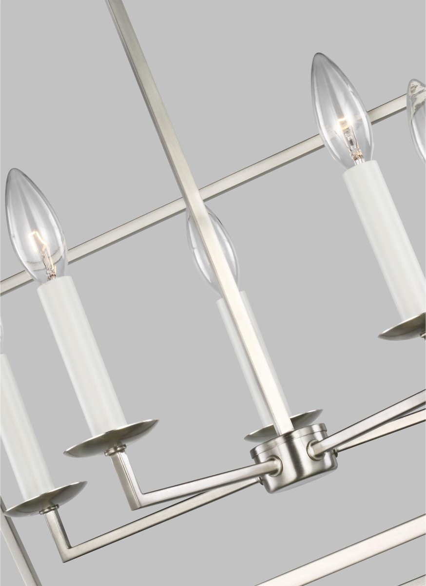 Suspension Dianna - Nickel brossé 28" Ampoules DEL incluses by Visual Comfort Studio | Luminaires & cie