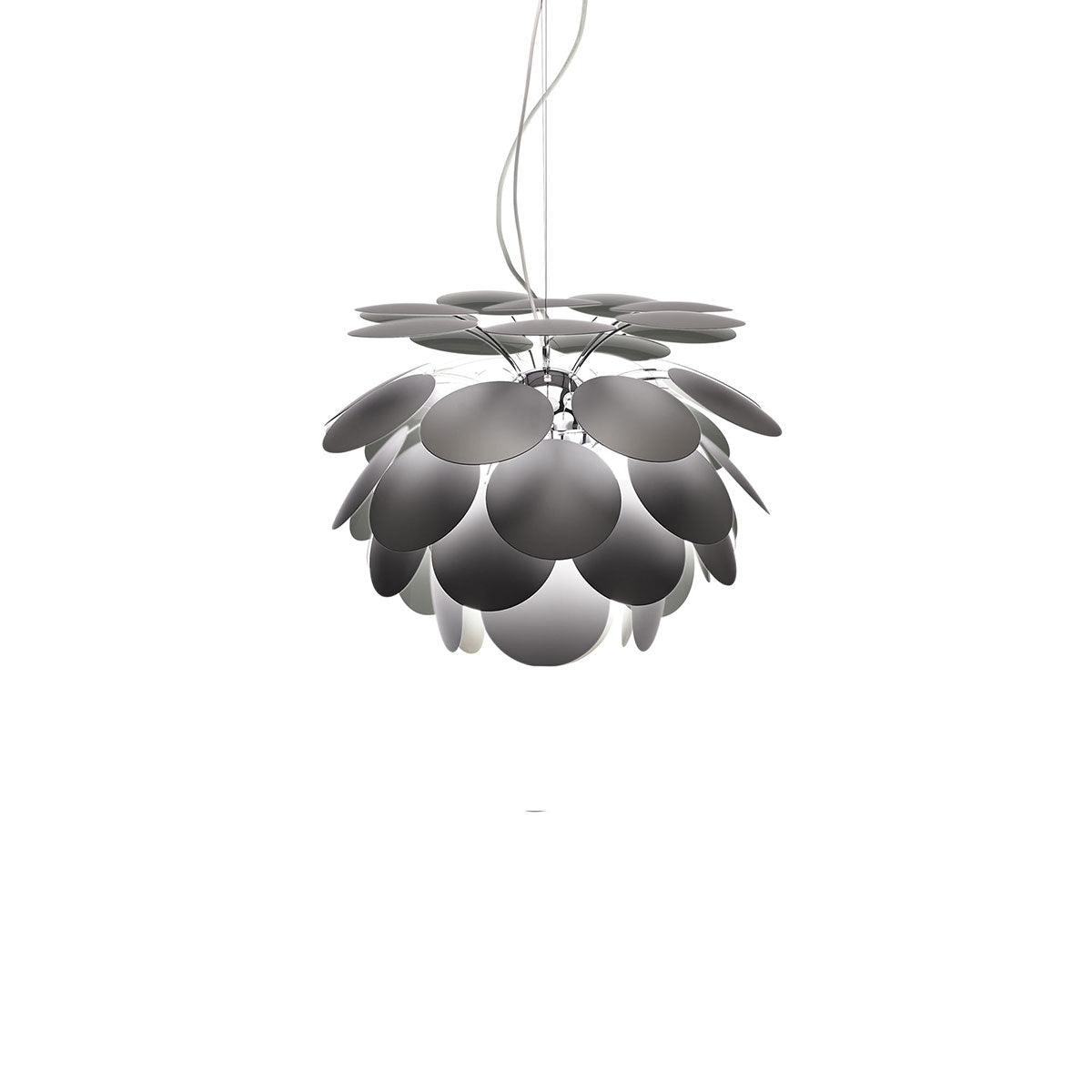 Suspension Discoco - Gris mat Discocó 35 (14") by Marset | Luminaires & cie