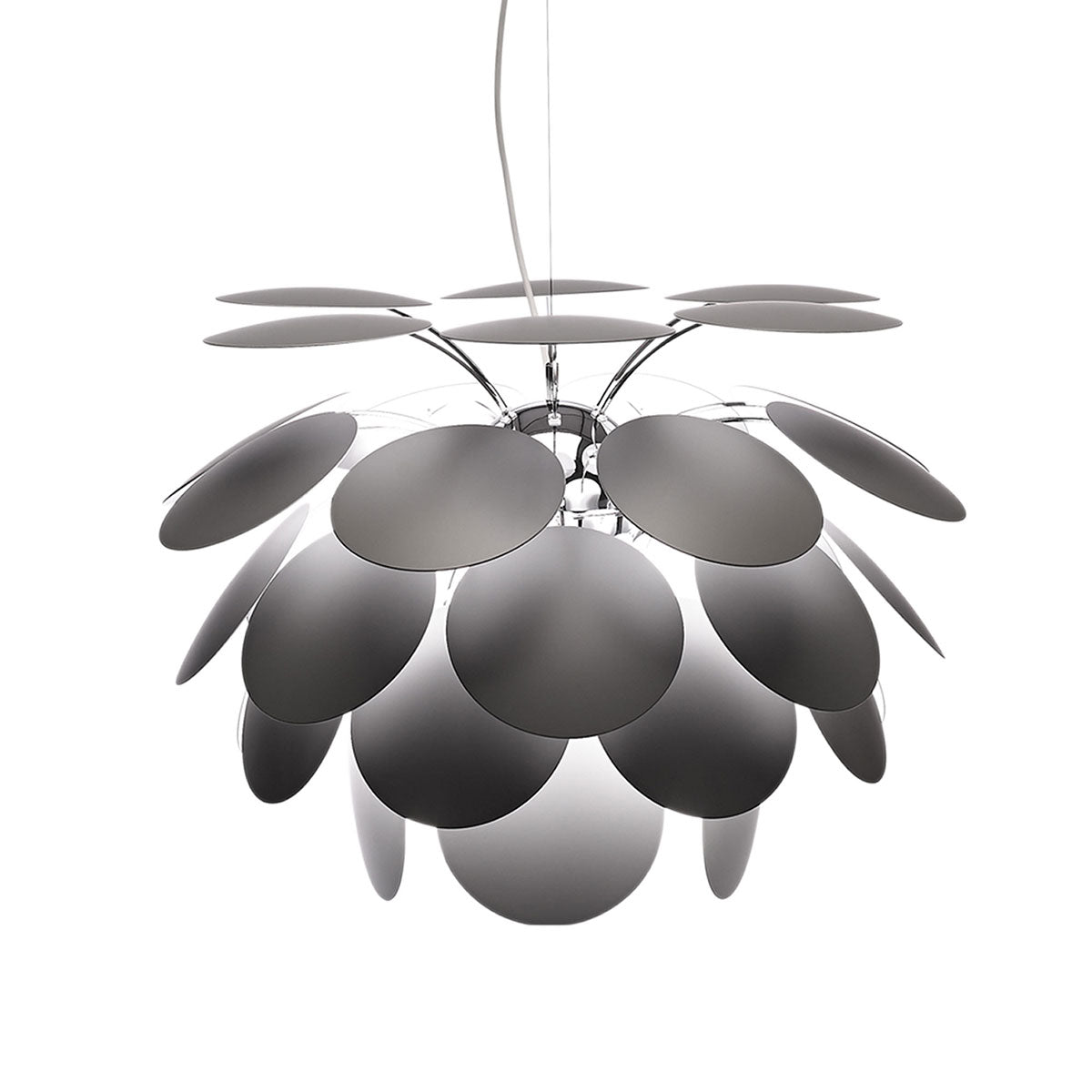 Suspension Discoco - Gris mat Discocó 88 (34.5") by Marset | Luminaires & cie