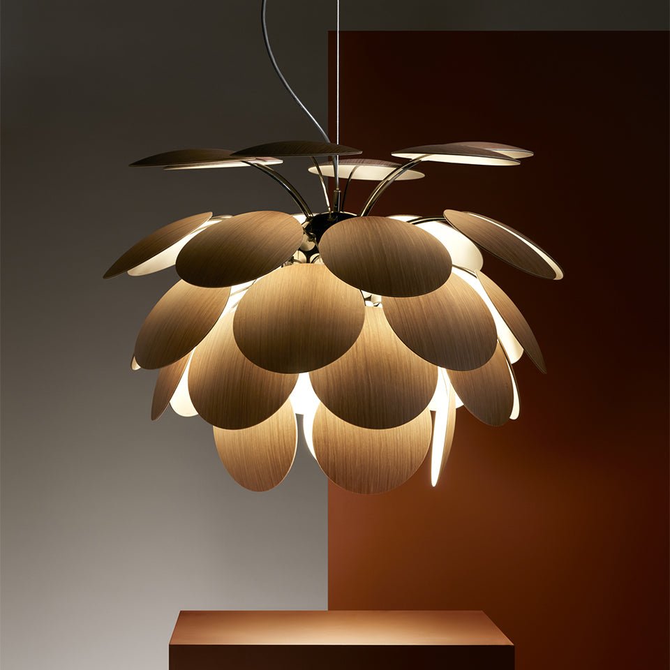 Suspension Discoco - Gris mat Discocó 132 ( 52") by Marset | Luminaires & cie